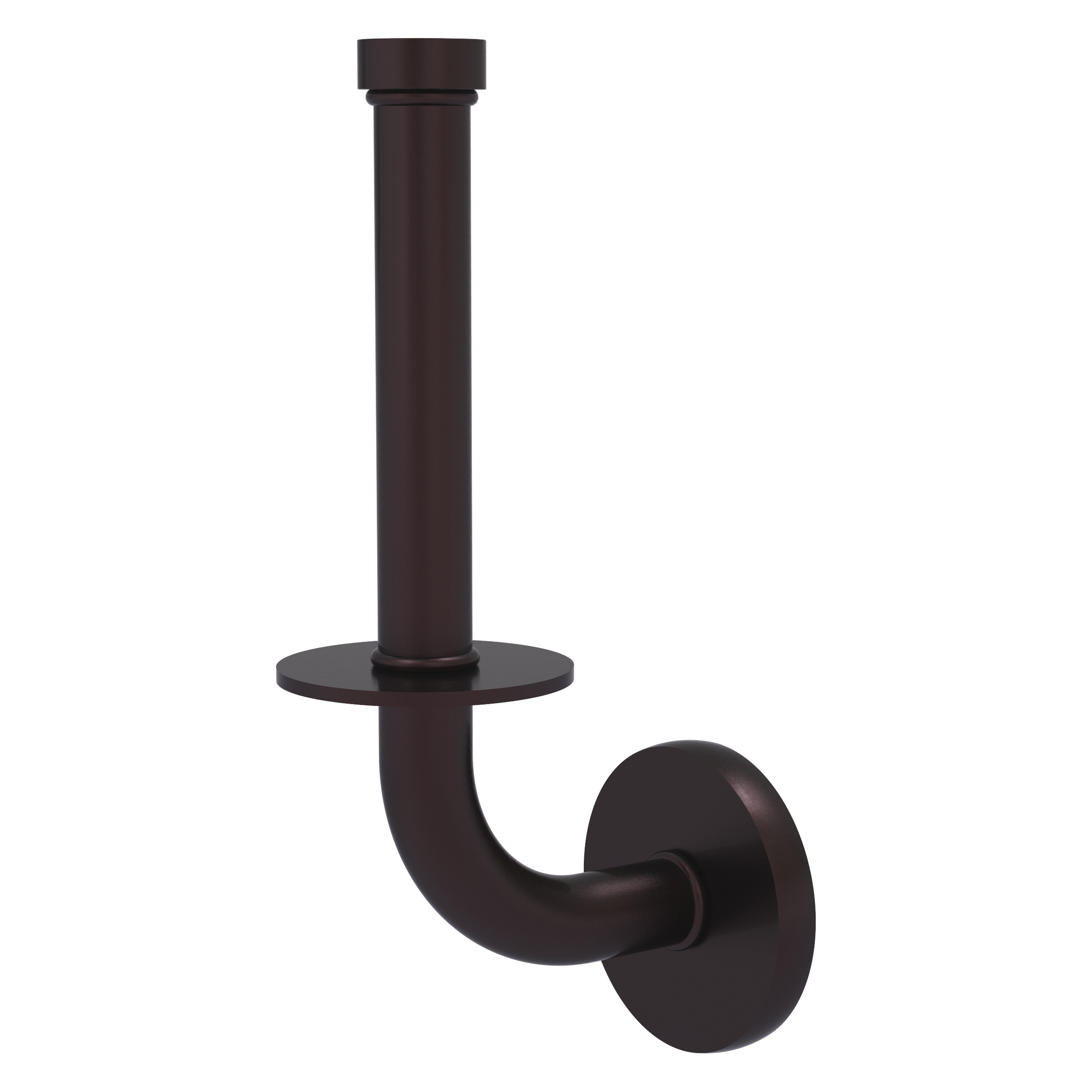 Allied Brass RM-24U-ABZ Remi Antique Bronze Wall mount Single post Toilet Paper Holder 1 -Rolls with Storage