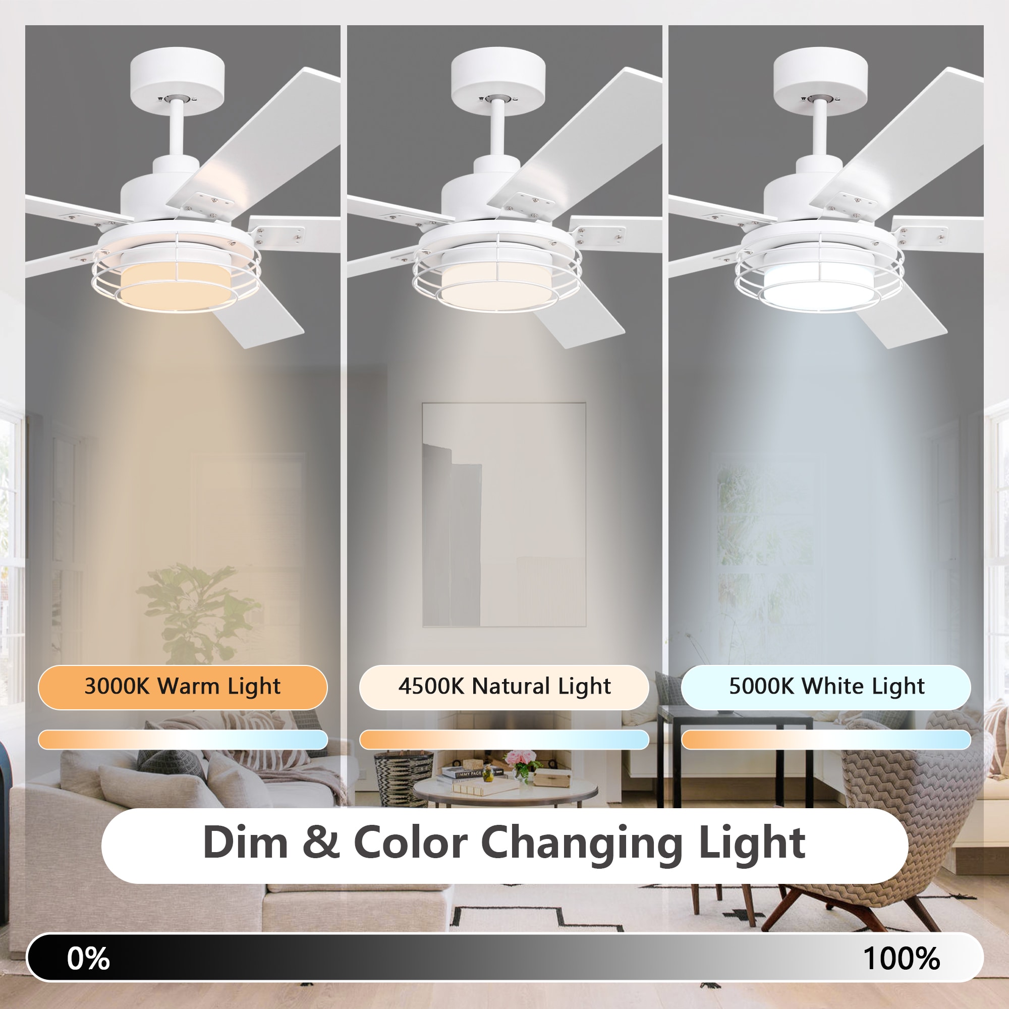 IHOMEadore MDF6002WH Ceiling-Fans - View #8