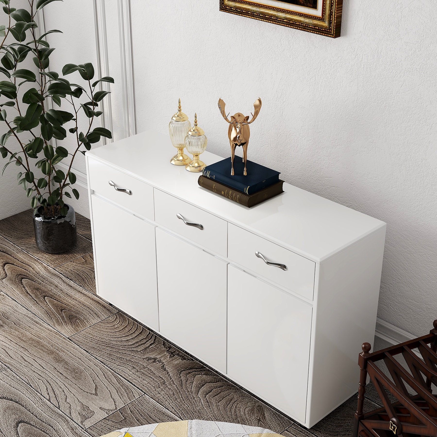 SINOFURN SYA860034WT Dining-Kitchen-Storarge - View #4