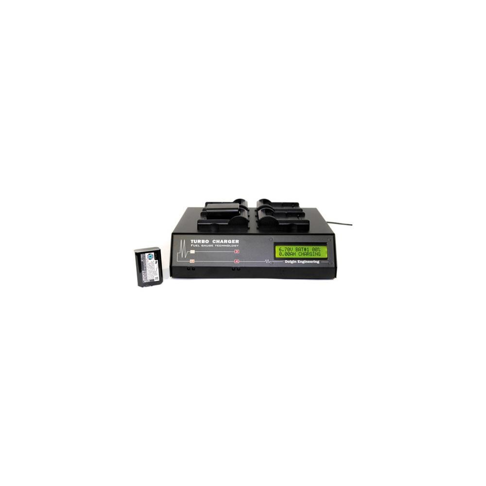  TCNCD336120 Dolgin Engineering DOLG-TC400-SFW50 Four Position Battery Charger for Sony NP-FW50 Batteries Compatible with Non-OEM batteries