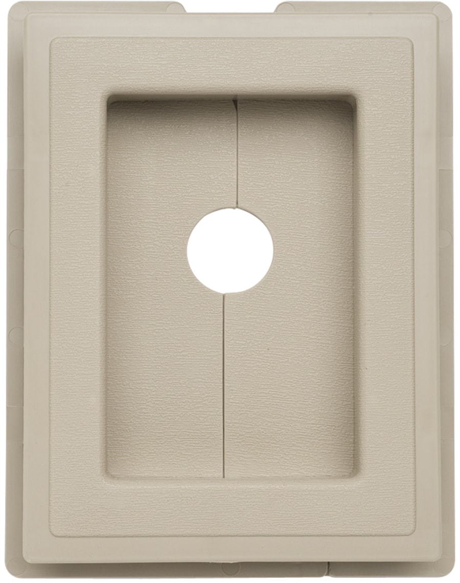 Ply Gem 244254 7.5-in x 6-in Clay Vinyl Universal Mounting Block