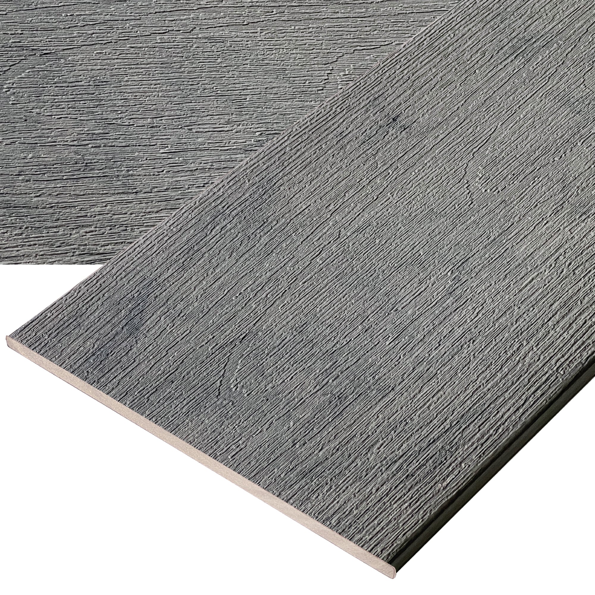 Armadillo 95212 EVOLUTION 1/2-in x 12-in x 12-ft Composite Steel Wool Fascia deck board