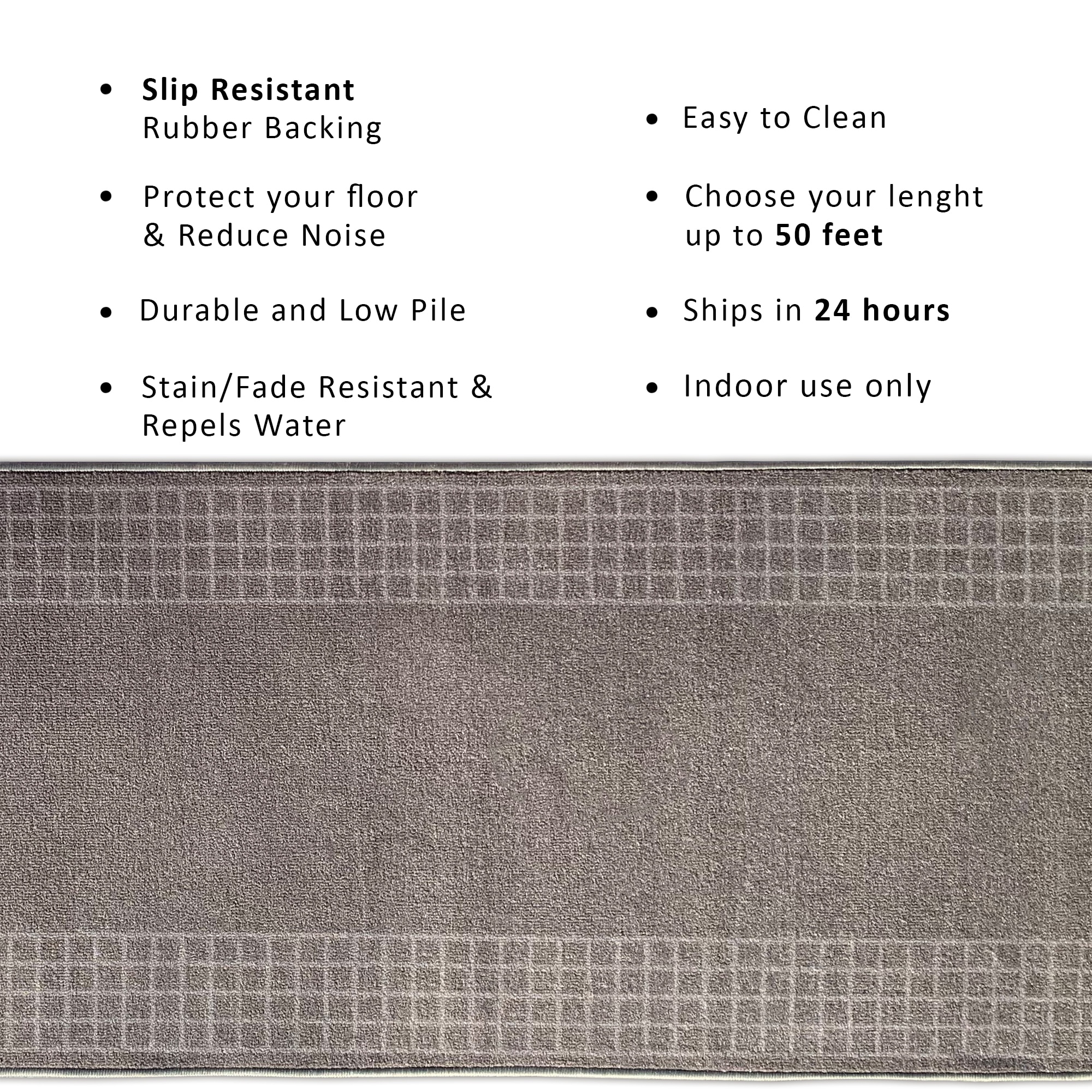 Playa Rug Y-CHK-GRY-31X50 rugs - View #3