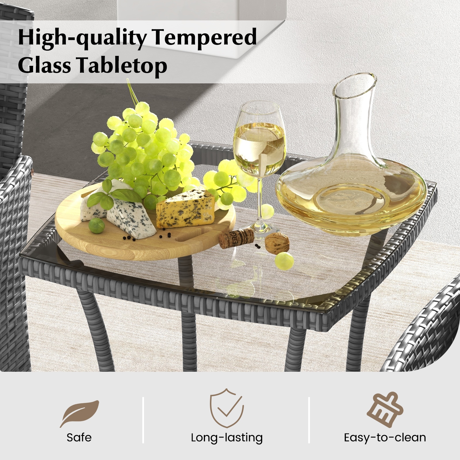 LIVIZA OUS70957WH Patio-Conversation-Sets - View #3