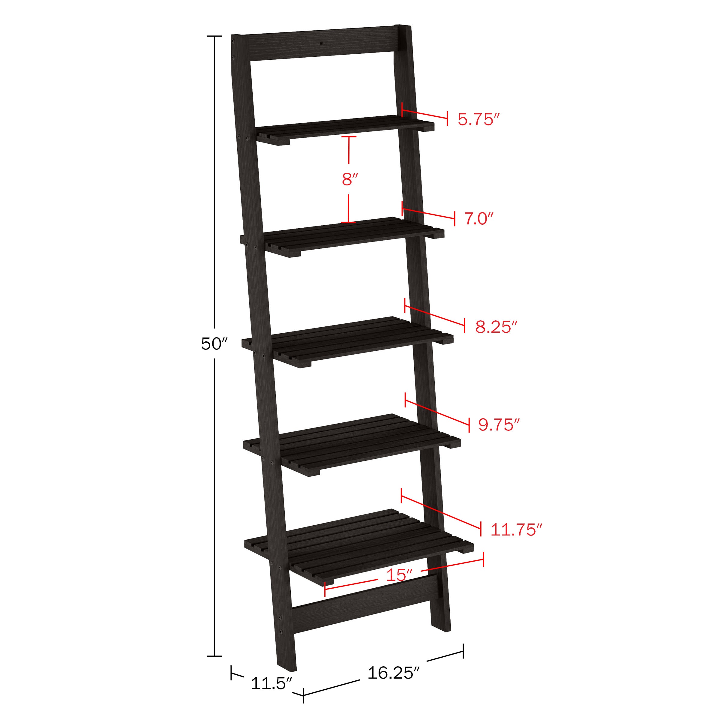 Hastings Home 881341GMT bookcases - View #7