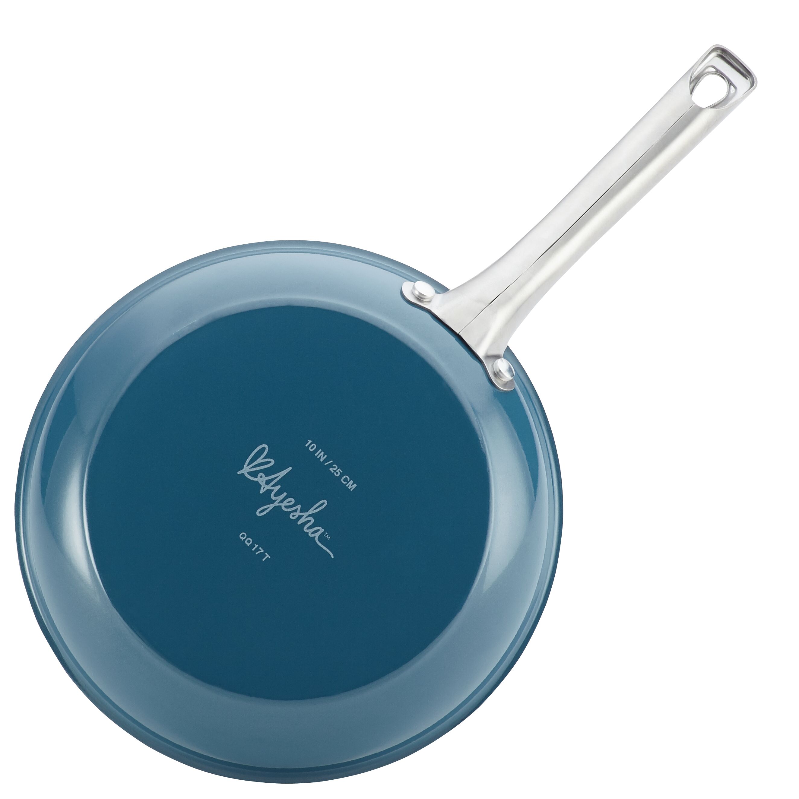 Ayesha Curry Grill Pan, Deep Square, Porcelain Enamel, 11.25 Inch