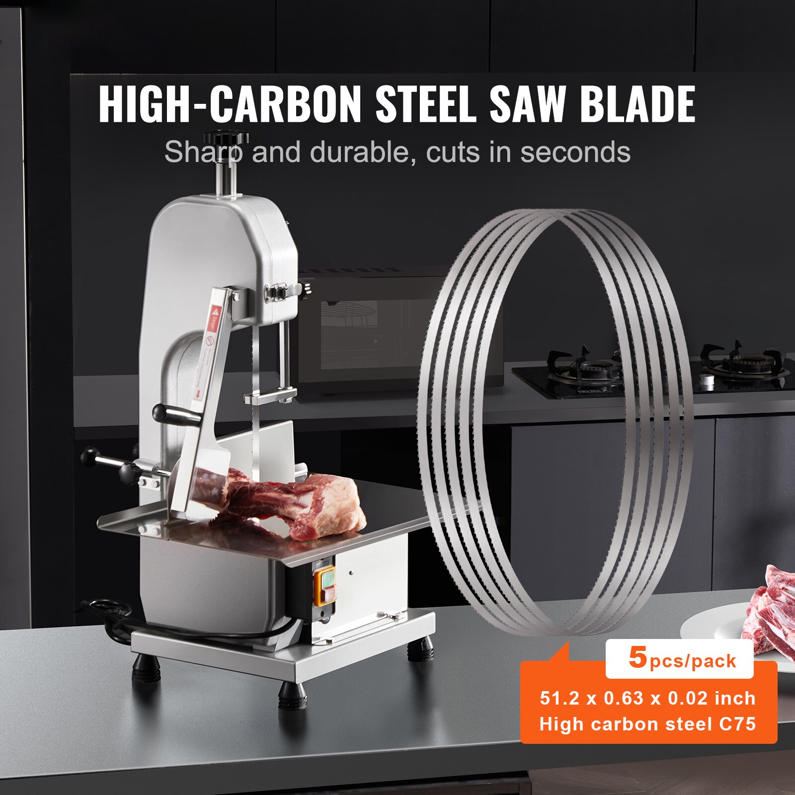 VEVOR SCJGJJT1300M06243V0 Food-Slicers - View #2