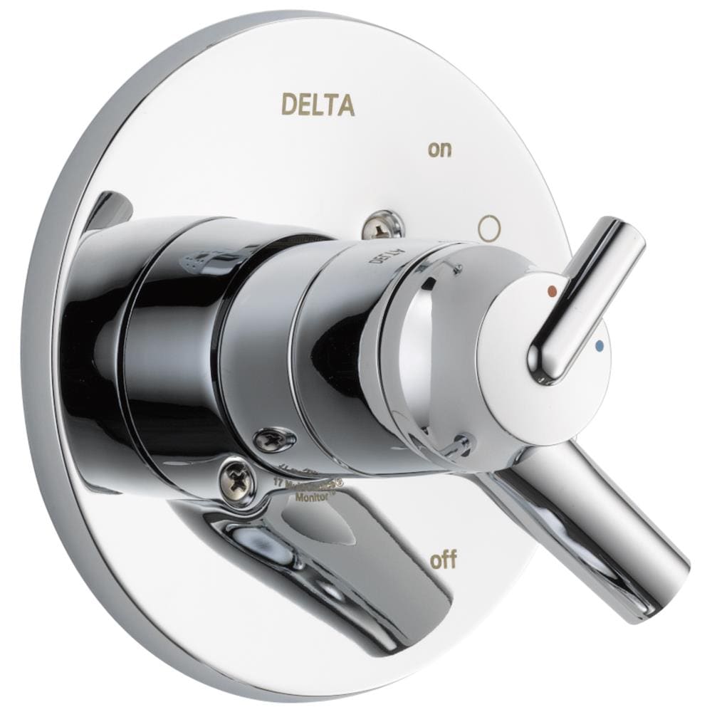 Delta T17059 Trinsic Chrome 2.75-in Universal Bathtub/Shower Trim ring 0.5-in -ID