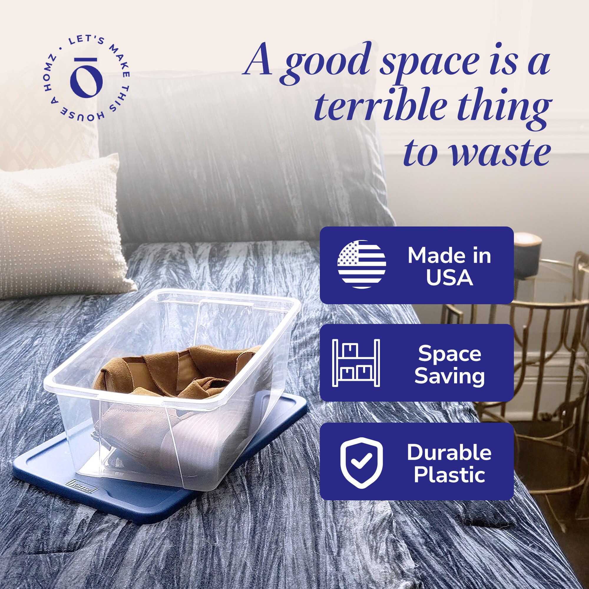 Homz Products 323705 Plastic-Storage-Totes - View #4