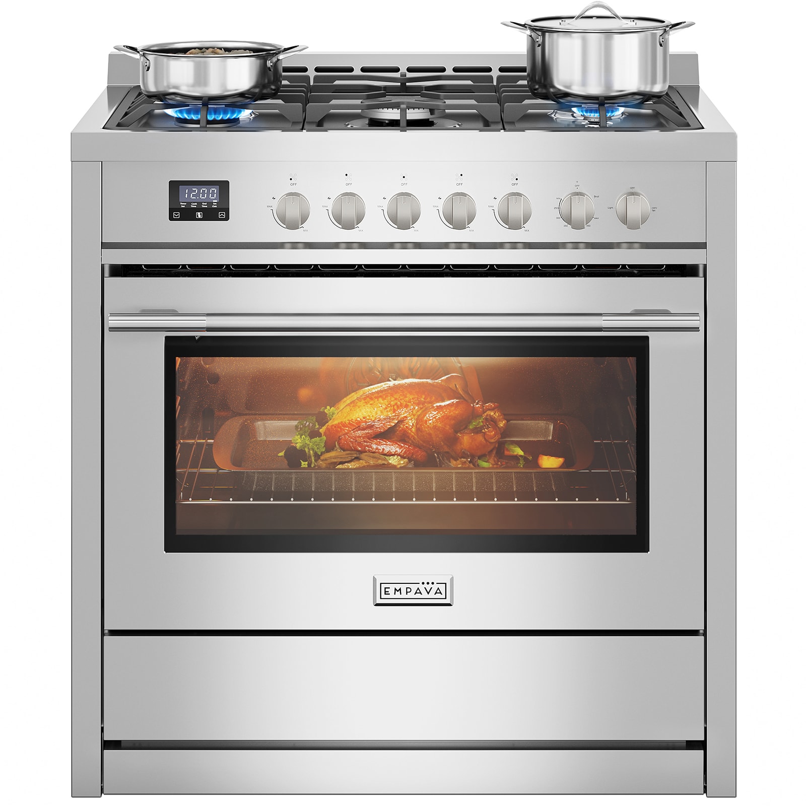 Empava EMP-36GR12 Freestanding-Gas-Ranges - View #5