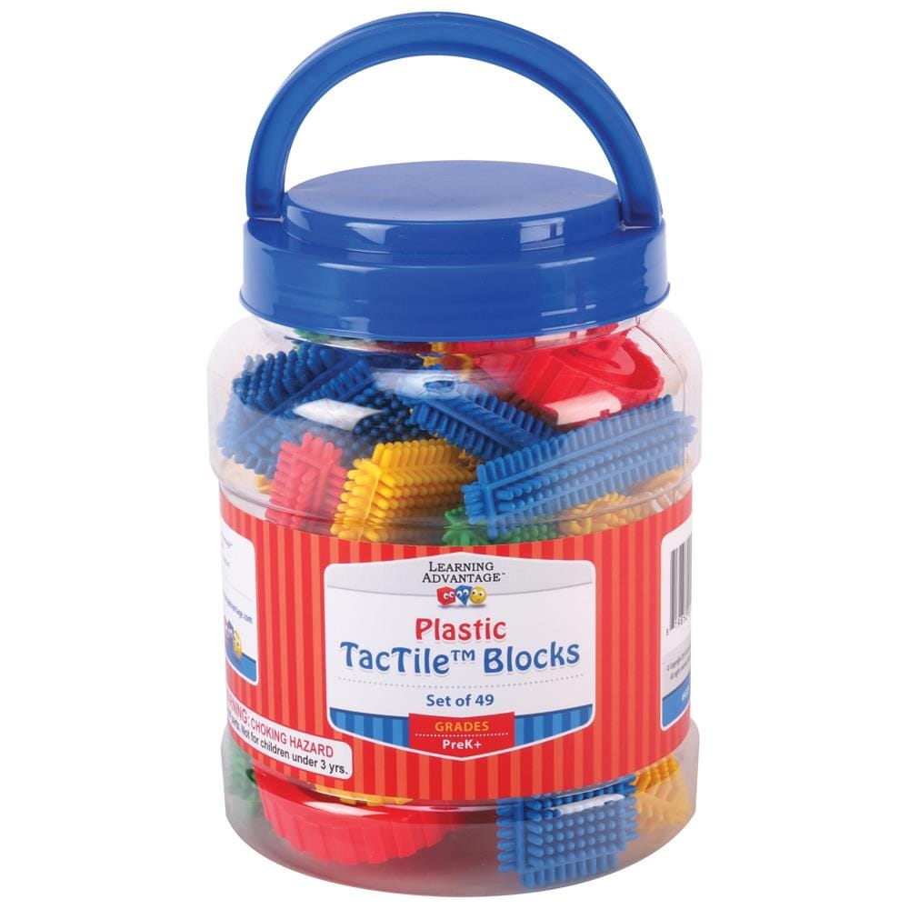 Learning Advantage CTU9329 TacTile Blocks, Set of 49