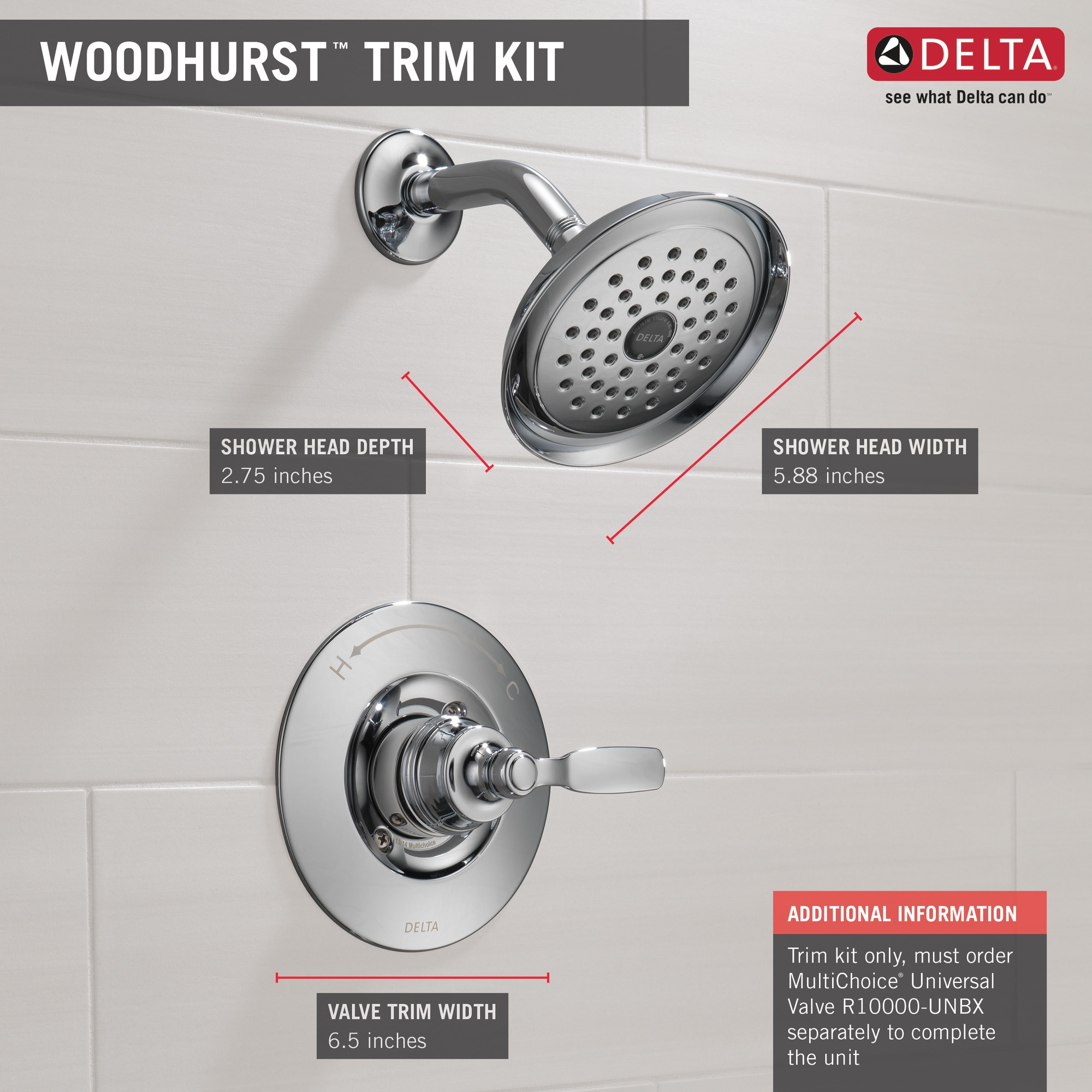 Delta T14232-RB Tub-Shower-Faucets - View #3