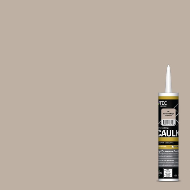 TEC Skill Set 10.5-oz Sandstone Beige Paintable Silicone Caulk at