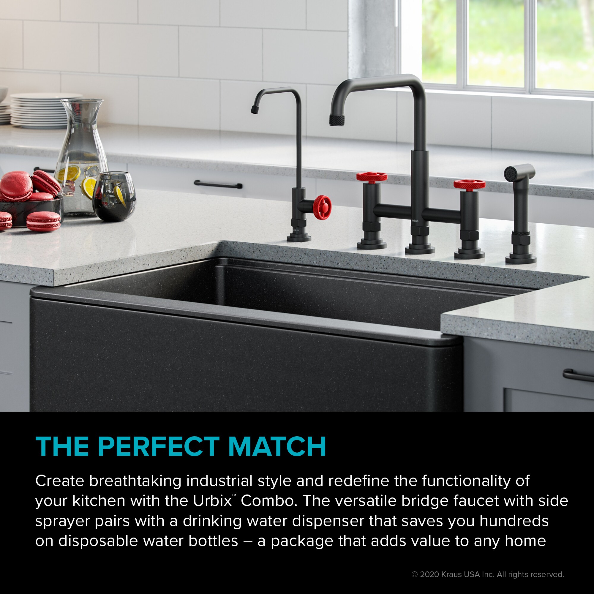 Kraus KPF-3125-FF-101MBRD Kitchen-Faucets - View #4