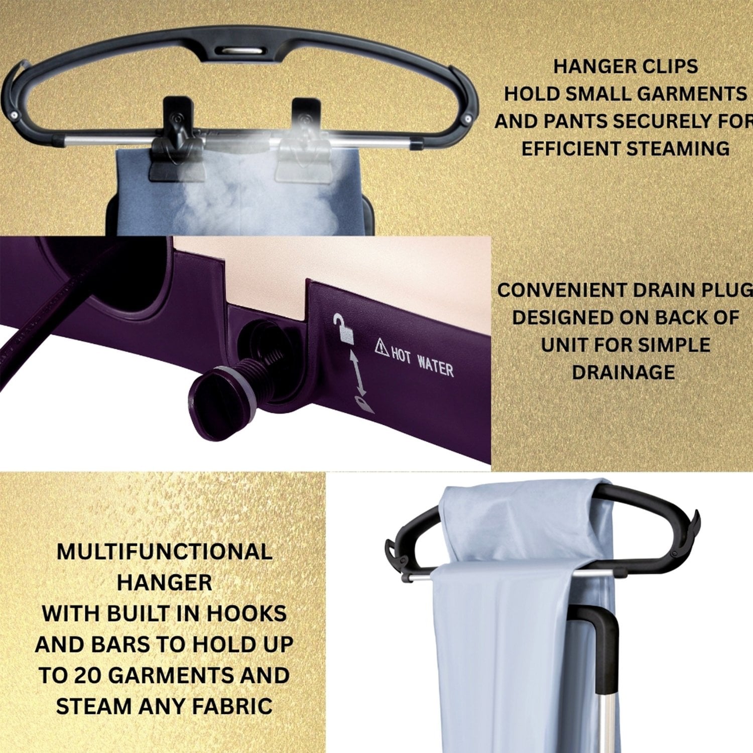 Salav 49AUTO GOLD Fabric-Steamers - View #7