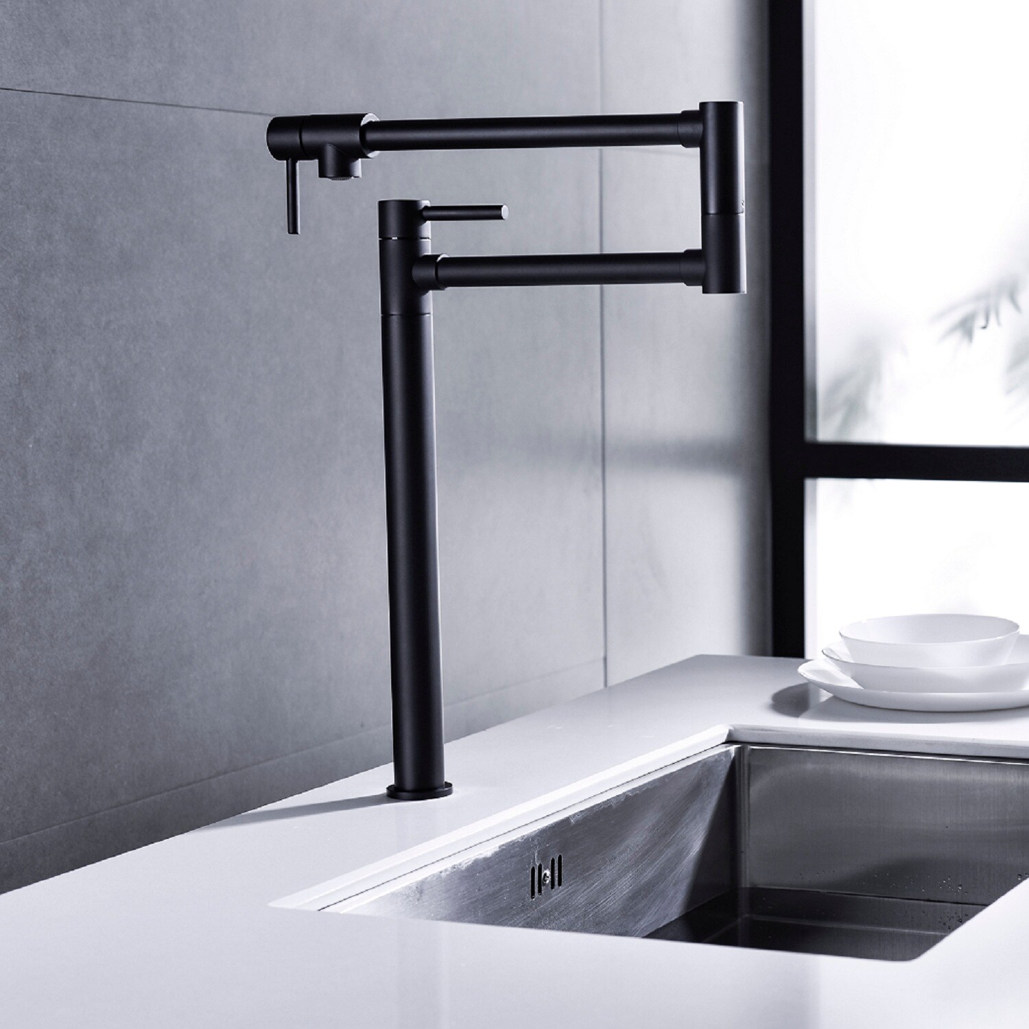 LOVMOR SF-J-TH8020MB Kitchen-Faucets - View #3