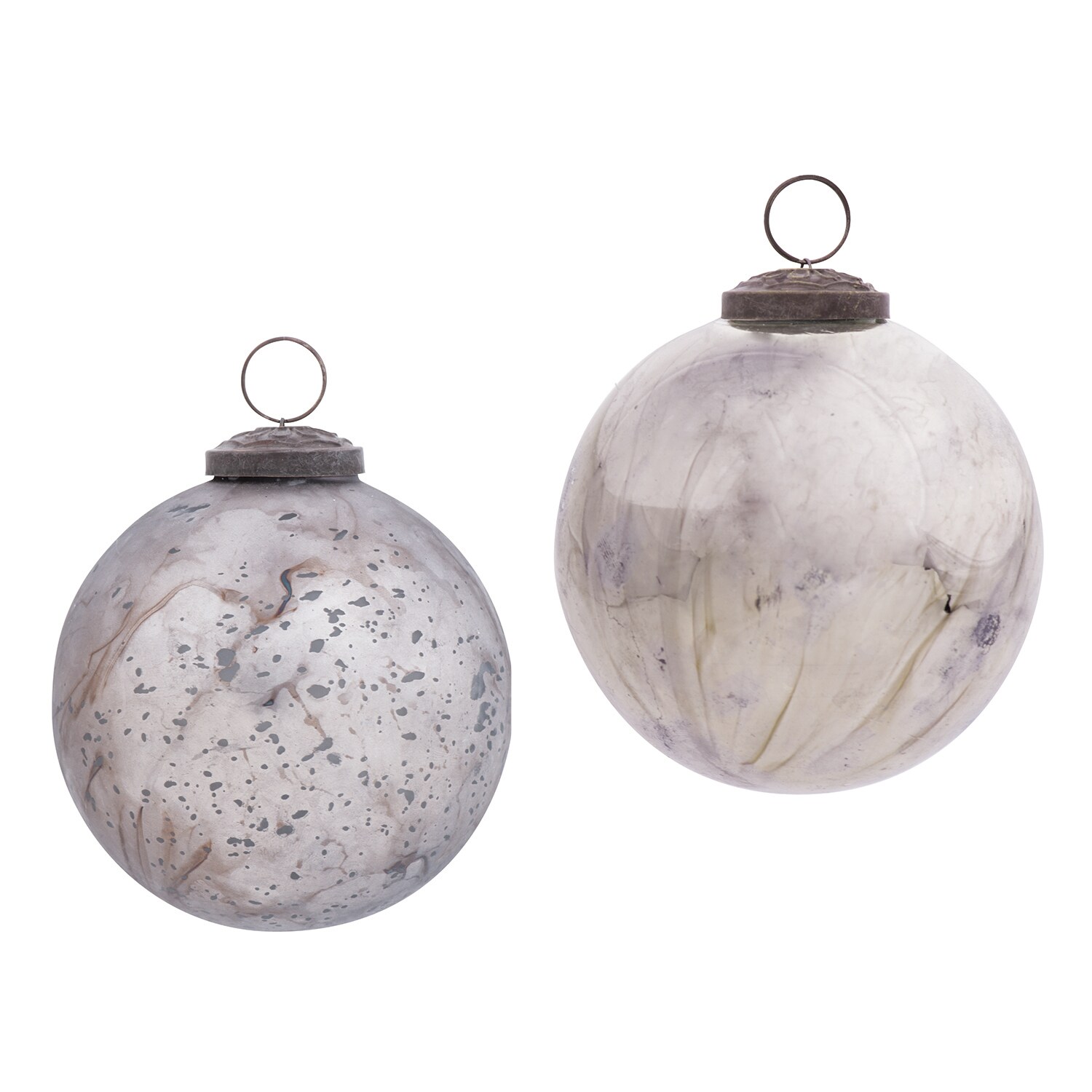 allen + roth B12906 2-Pack Multiple Colors/Finishes Ball Standard Indoor Ornament Set