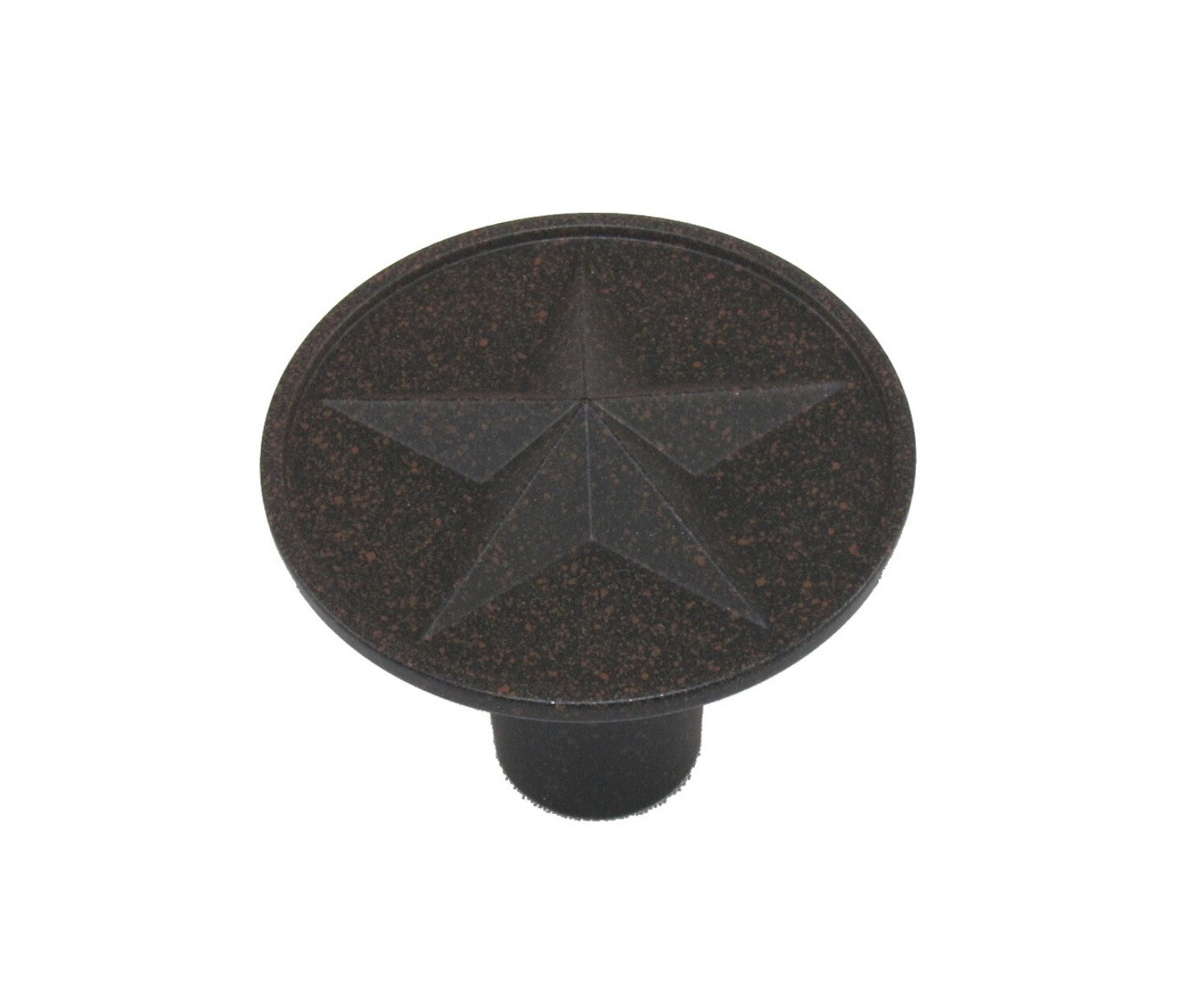 Style Selections D2579-37.6RST Rust Round Modern Cabinet Knob