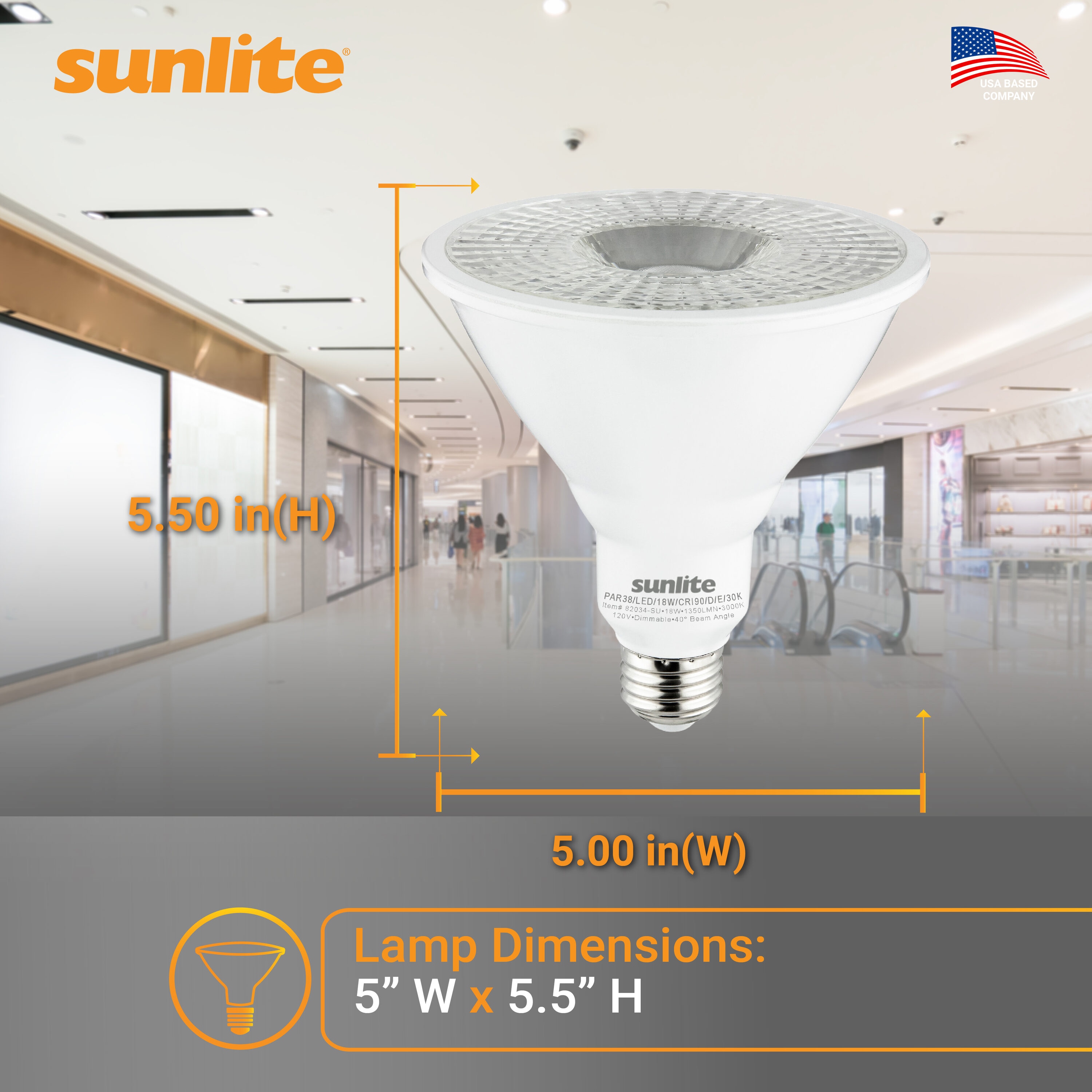 SUNLITE LW40332 Led-Flood-Spot-Light-Bulbs - View #3