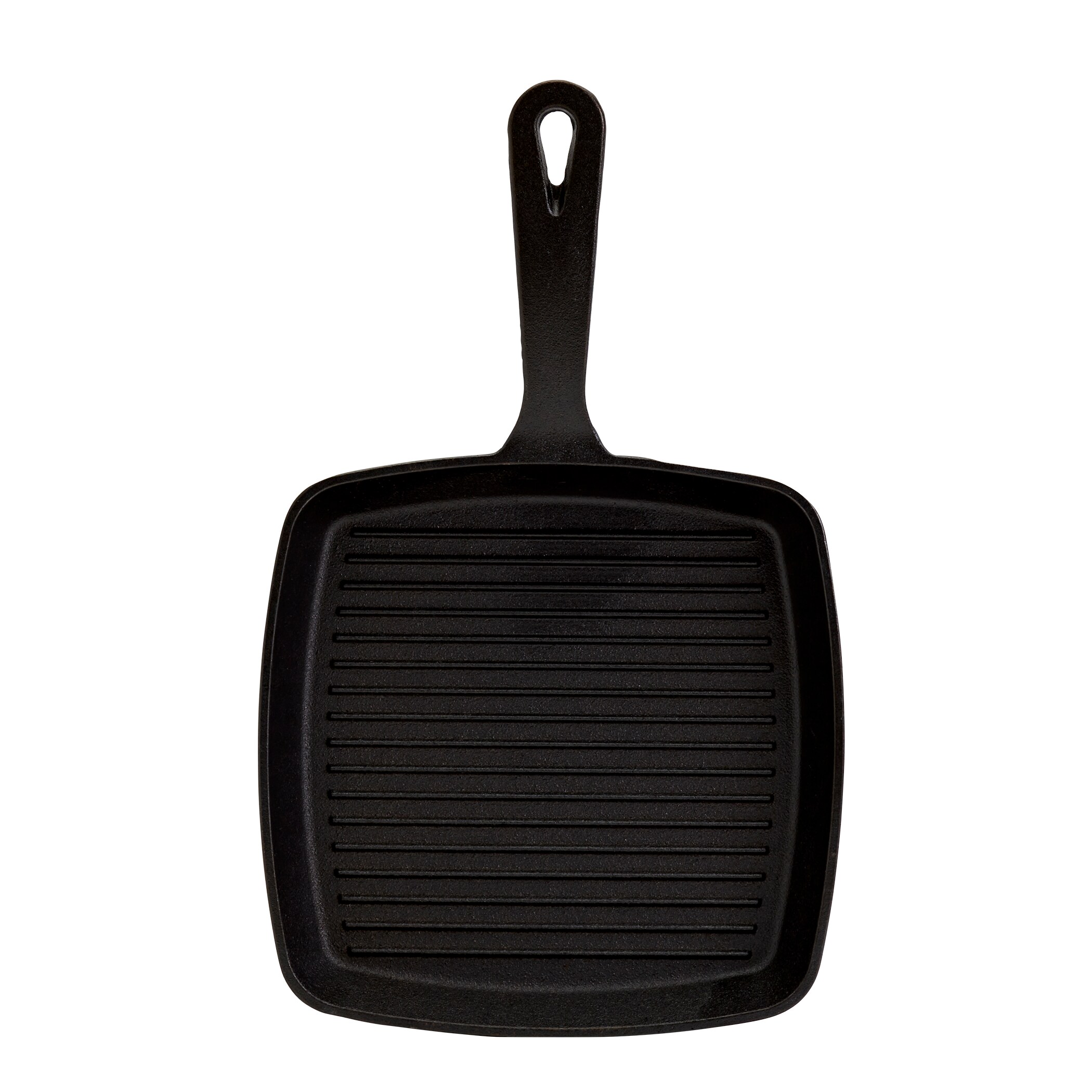 Smith Clark Ironworks Cast Iron Grill Pan, Pre-Seasoned, Oven Safe,  Induction Compatible, Black in the Cooking Pans & Skillets department at