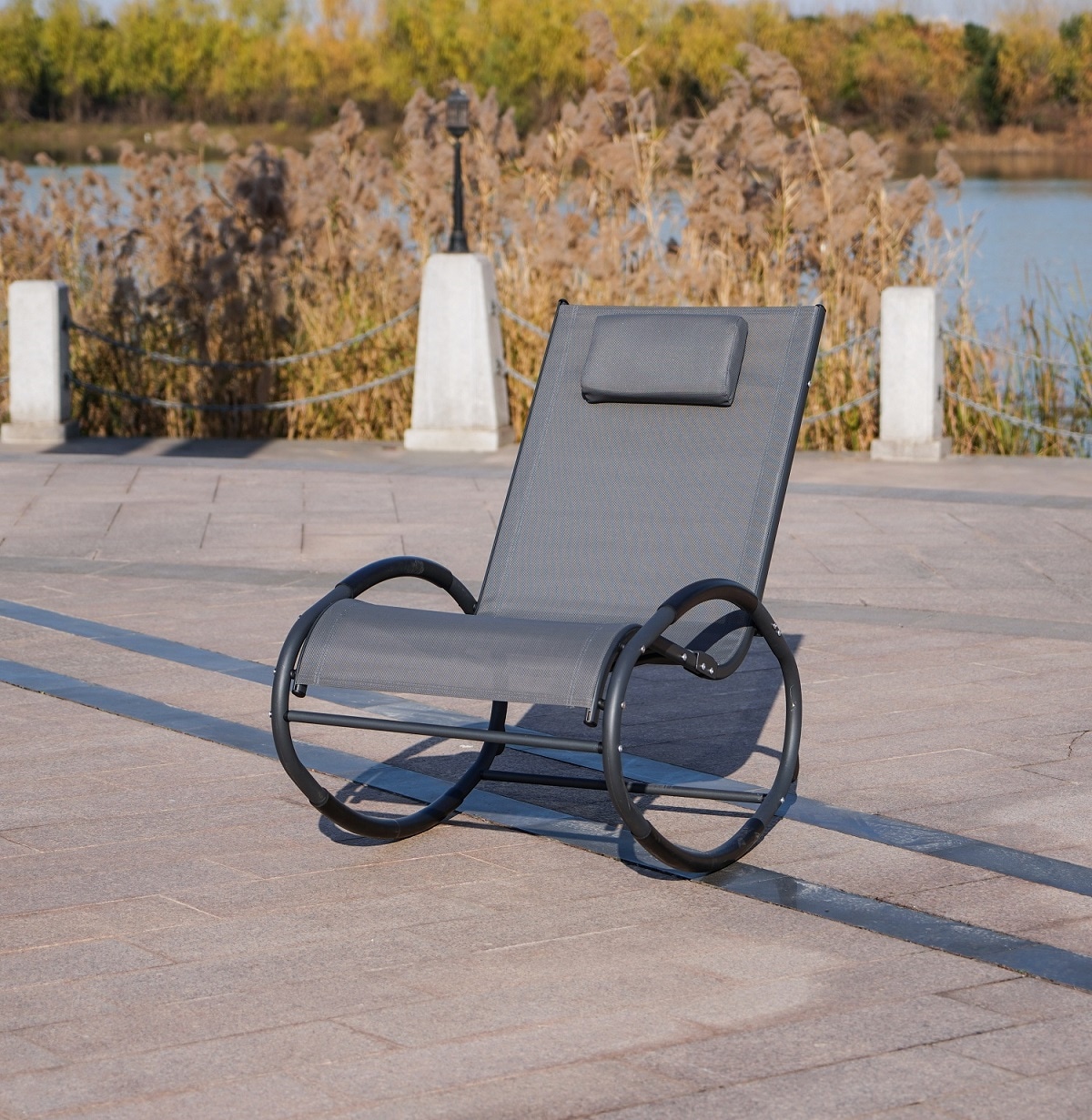 Moda Furnishings MOL-008-GREY Patio-Chairs - View #2