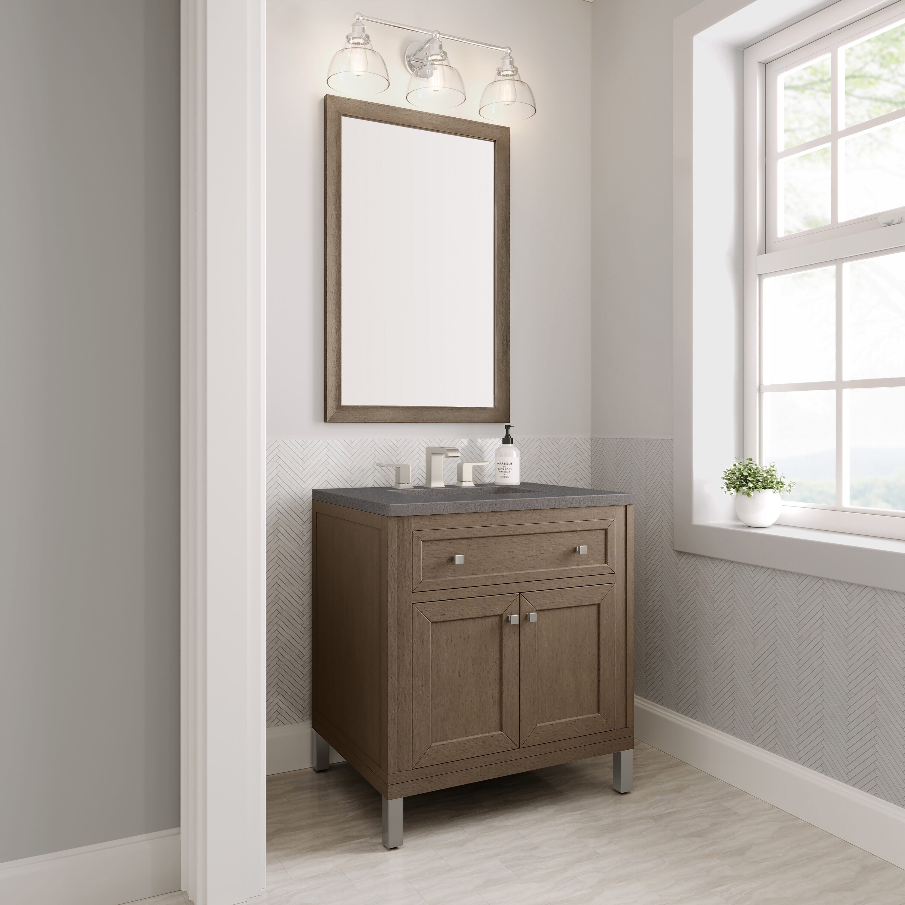 James Martin Vanities 305-V30-WWW-3GEX Bath-Vanity-Combo - View #6