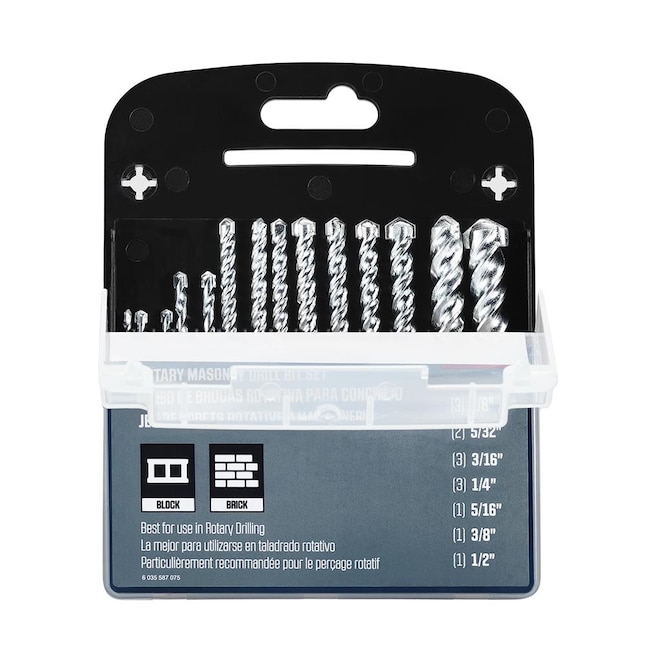 SKIL 14-Piece Carbide Masonry Drill Bit for Rotary Drill SKIL 14-Piece Carbide Masonry Drill Bit for Rotary Drill