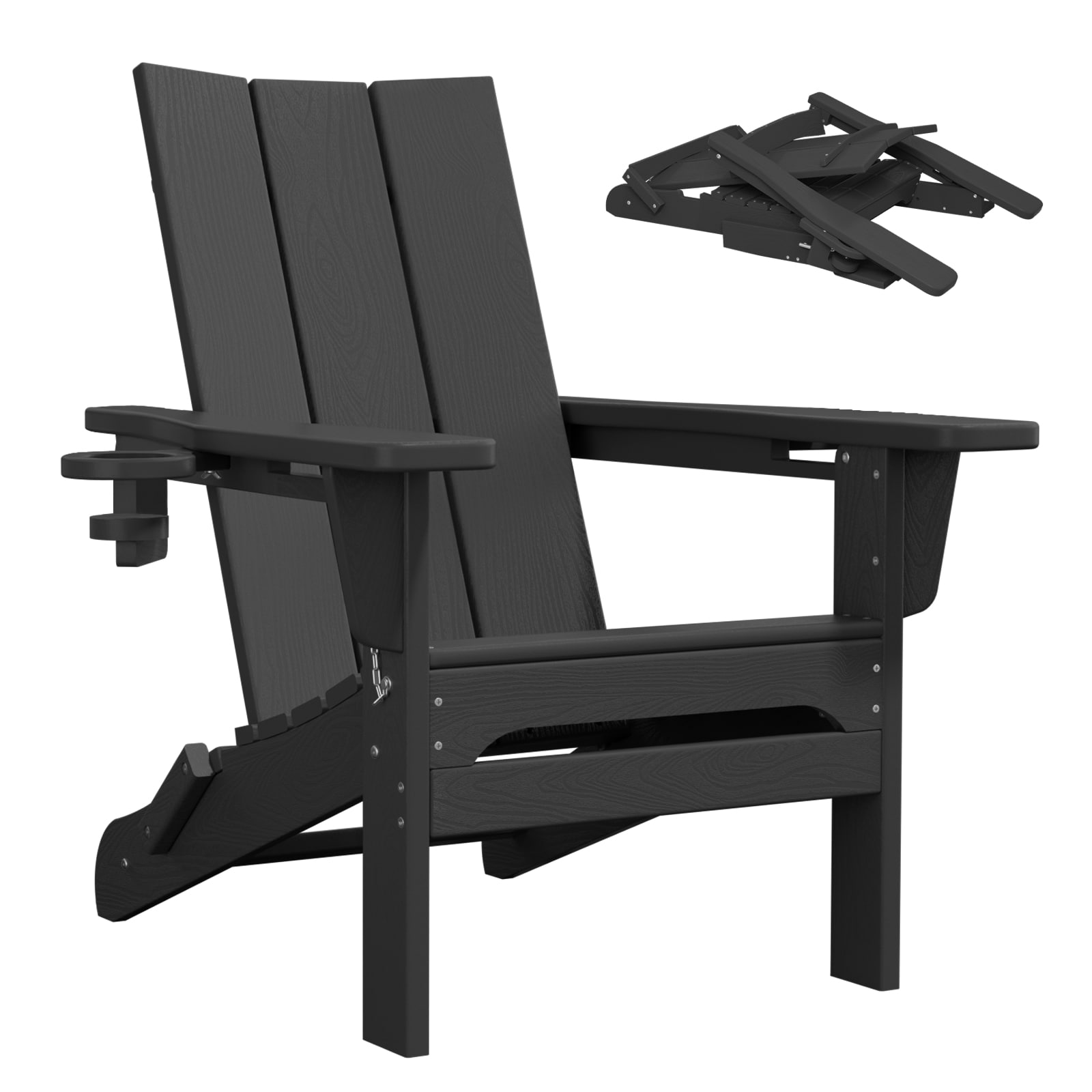 JEAREY YDQWY-GD-BK Patio-Chairs - View #2