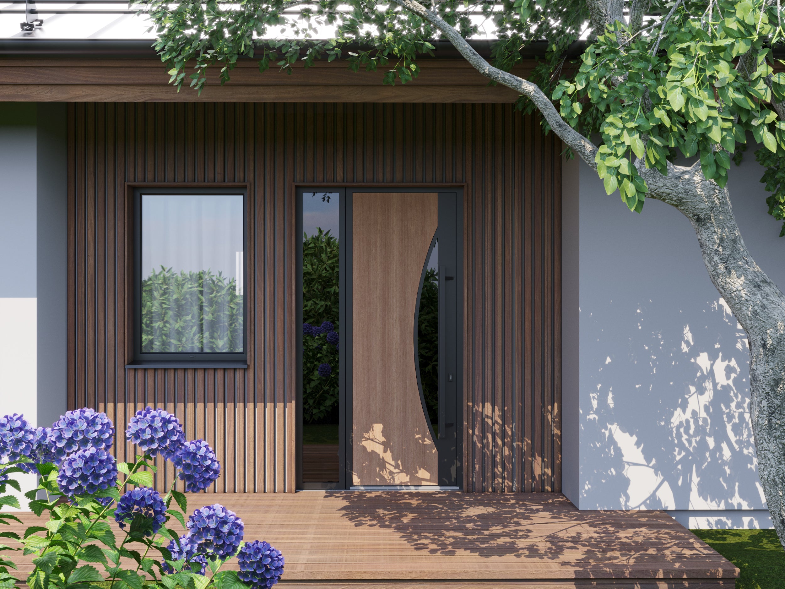 Vdom doors 1077EDOAK36129616LI Entry-Doors - View #3