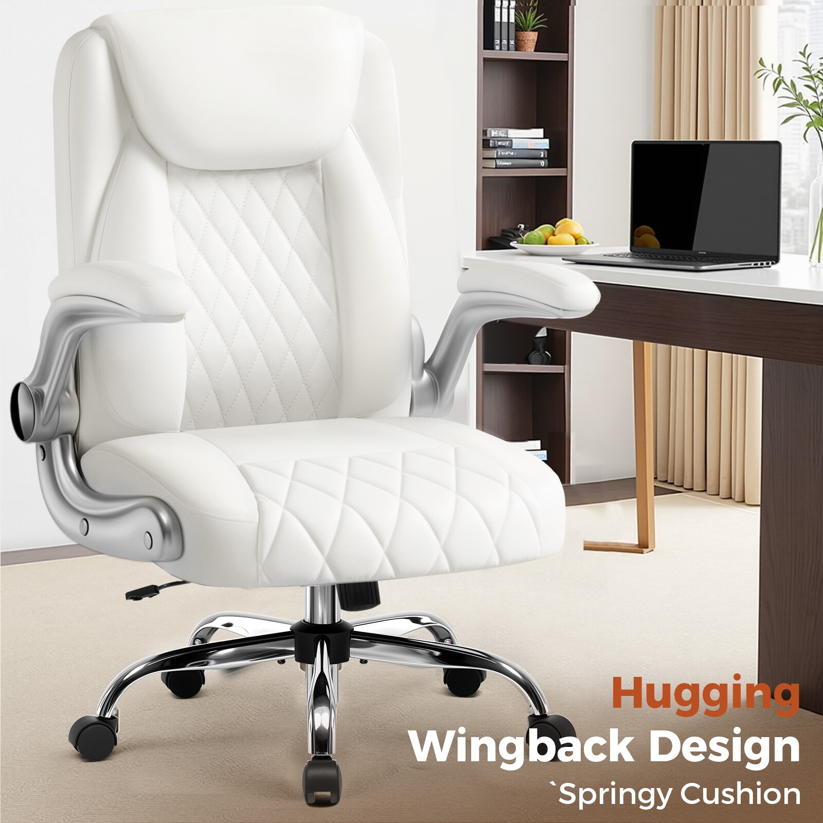 GTPLAYER LOWE'S-CH227-BEIGE Office-Chairs - View #7