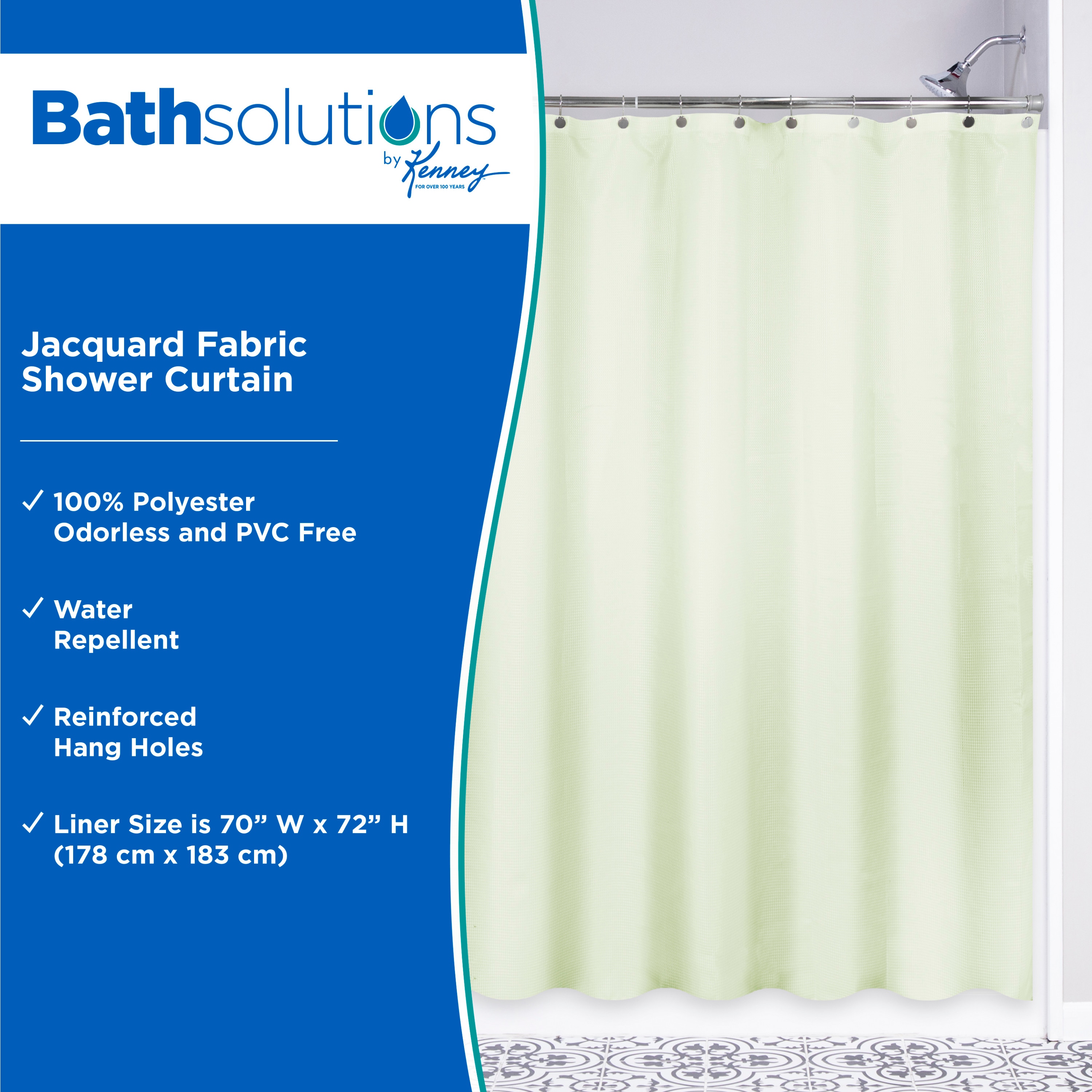 Kenney KN61308PS Shower-Curtains-Liners - View #2