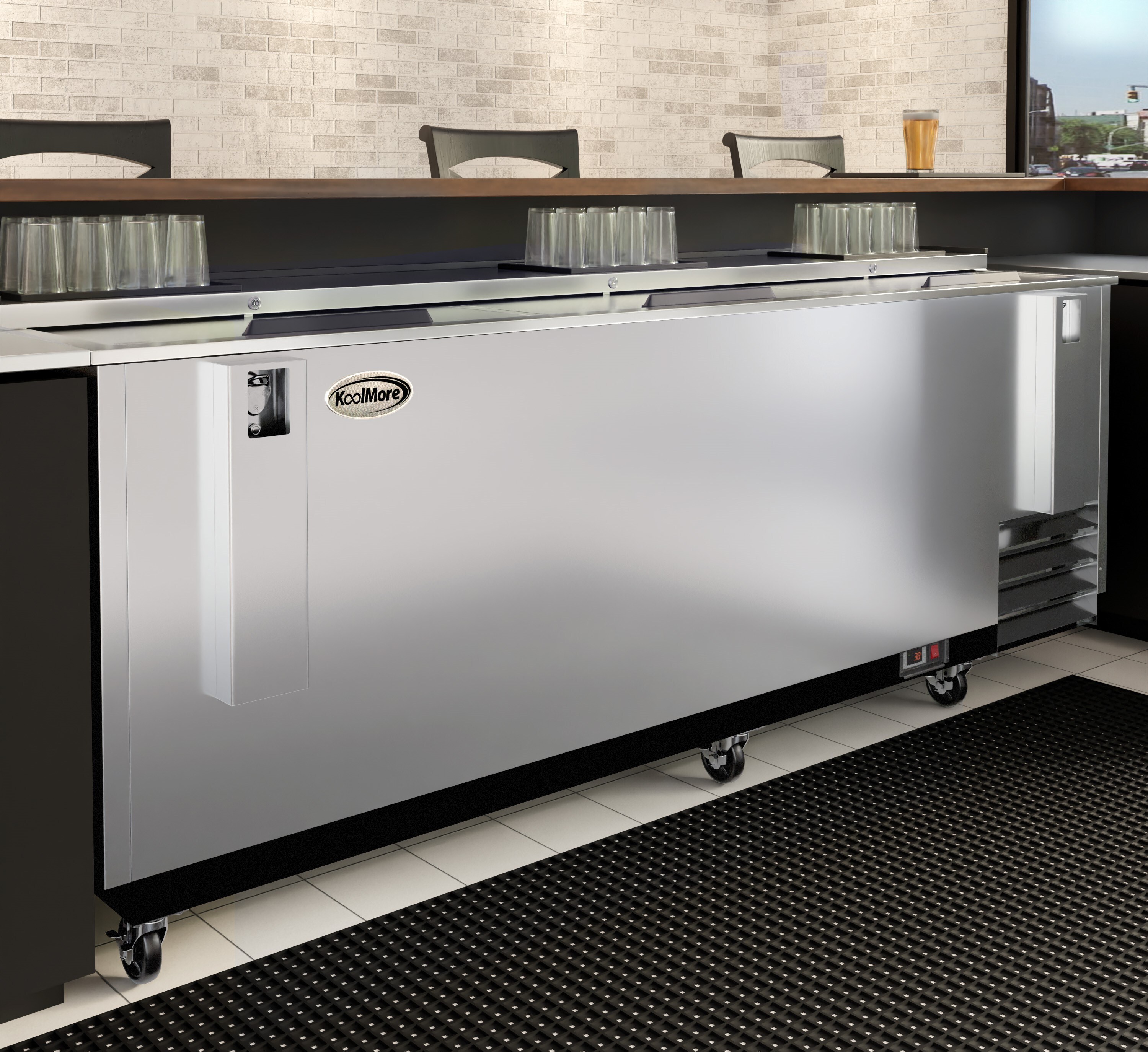 KoolMore LOW-KM-BOC95-SS Commercial-Refrigerators - View #3