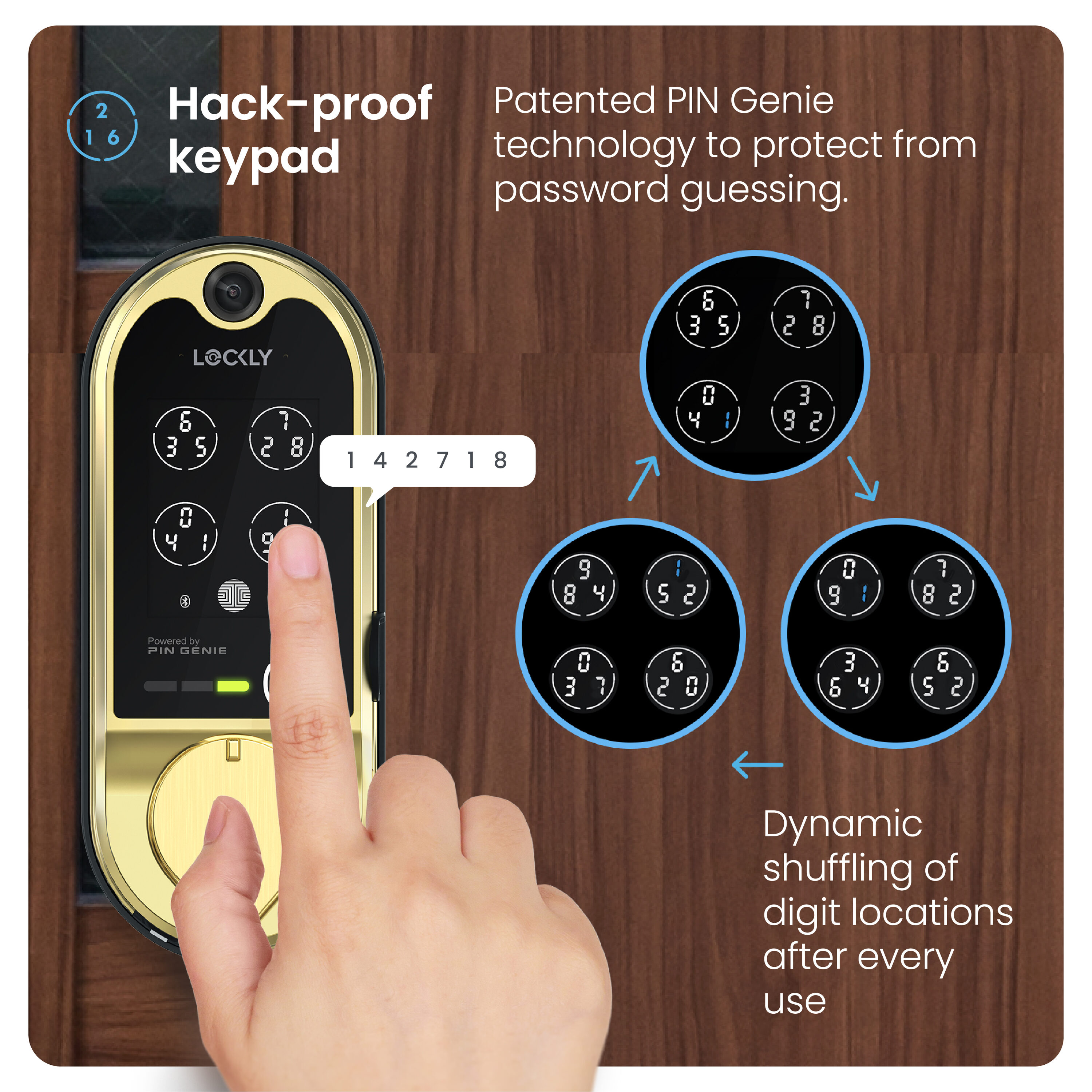 Lockly PGD798 MG Electronic-Door-Locks - View #3