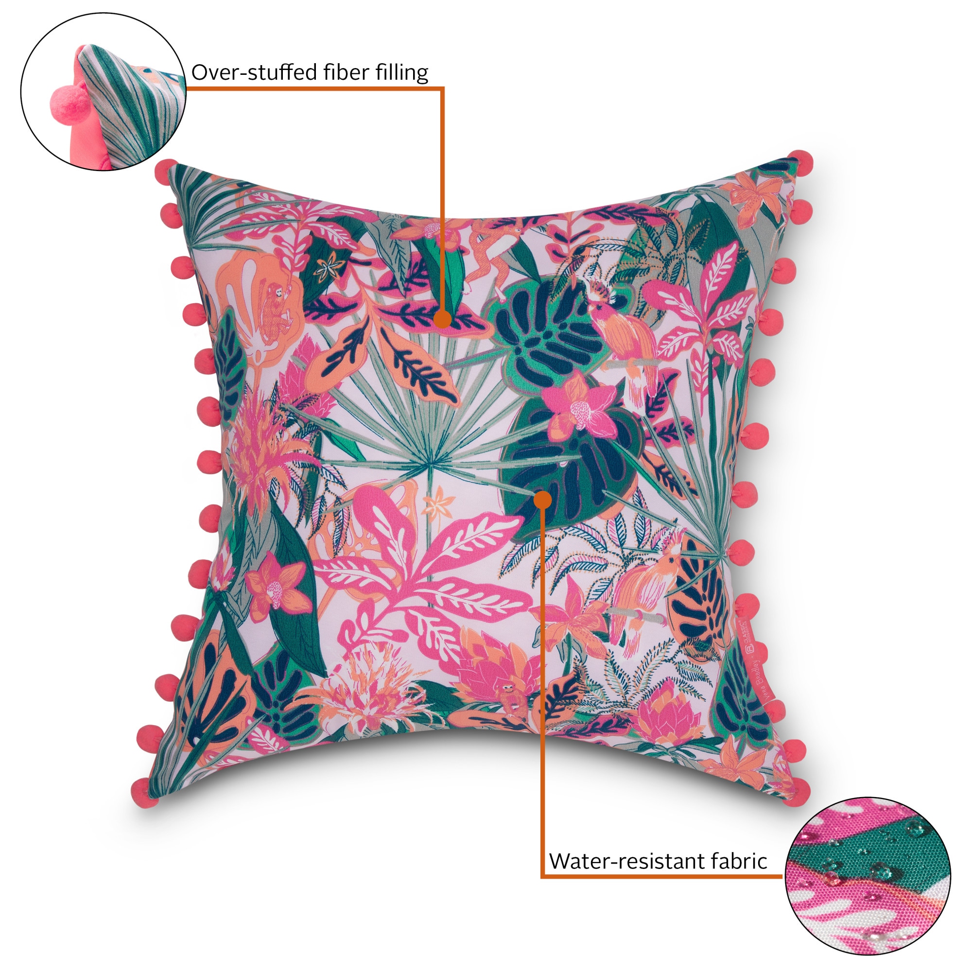 Classic Accessories 50-142-014401-PL Outdoor-Accent-Pillows - View #3