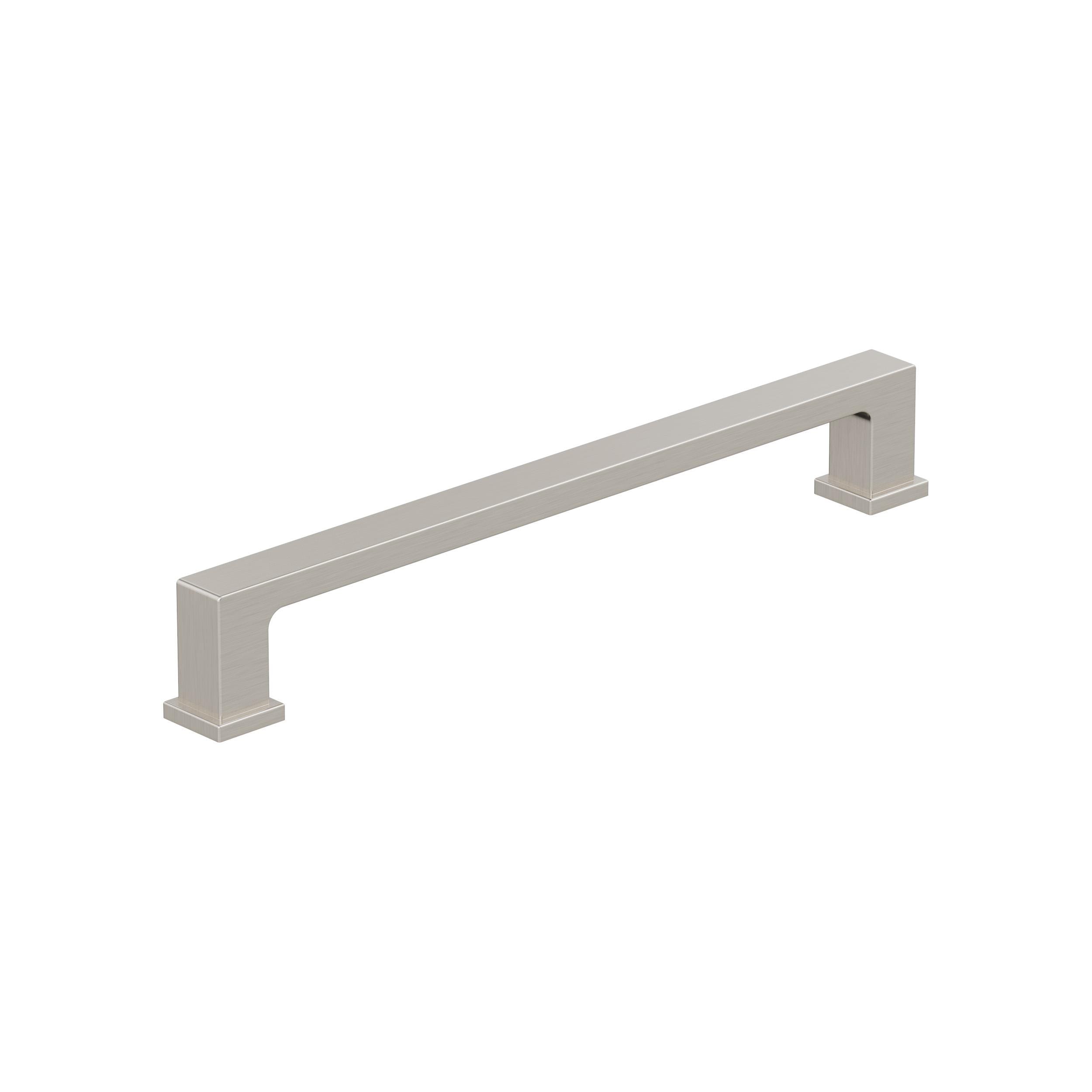 Amerock 25VMP37033G10 Bridgeport 6-5/16-in , 160mm Center to Center Satin Nickel Rectangular Bar 25 -Pack