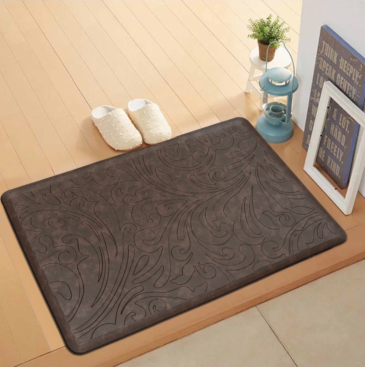 World Rug Gallery 872BROWN20X30 Mats-Cat - View #4