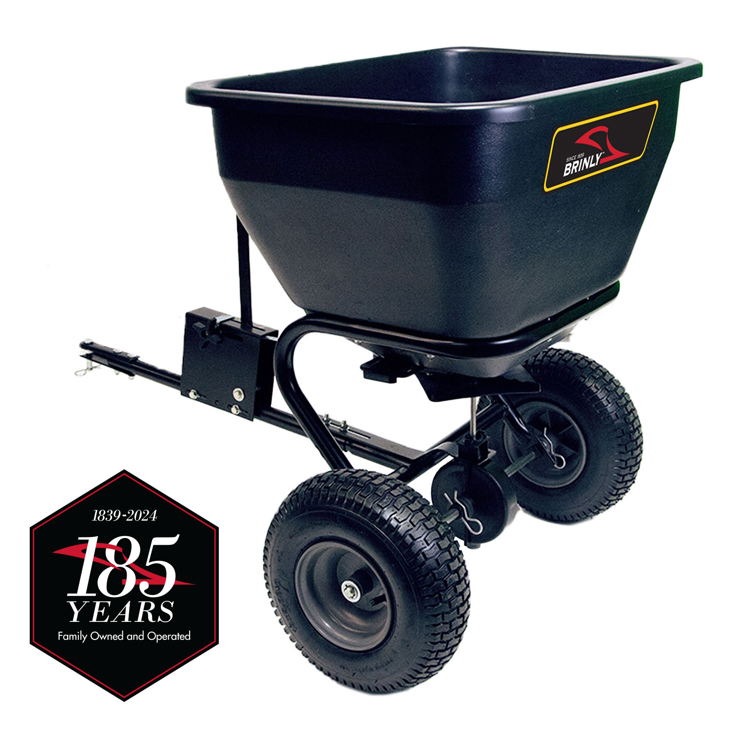 Brinly 175-lb Capacity Broadcast Tow-Behind Spreader BS36BH-A Sansujyuku sansujyuku.com