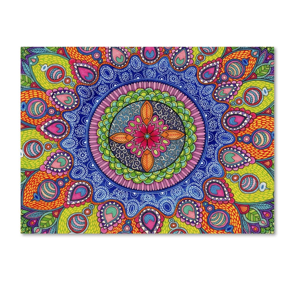 Trademark Fine Art ALI2798-C1419GG Framed 14-Inches H x 19-Inches W Abstract Canvas Print