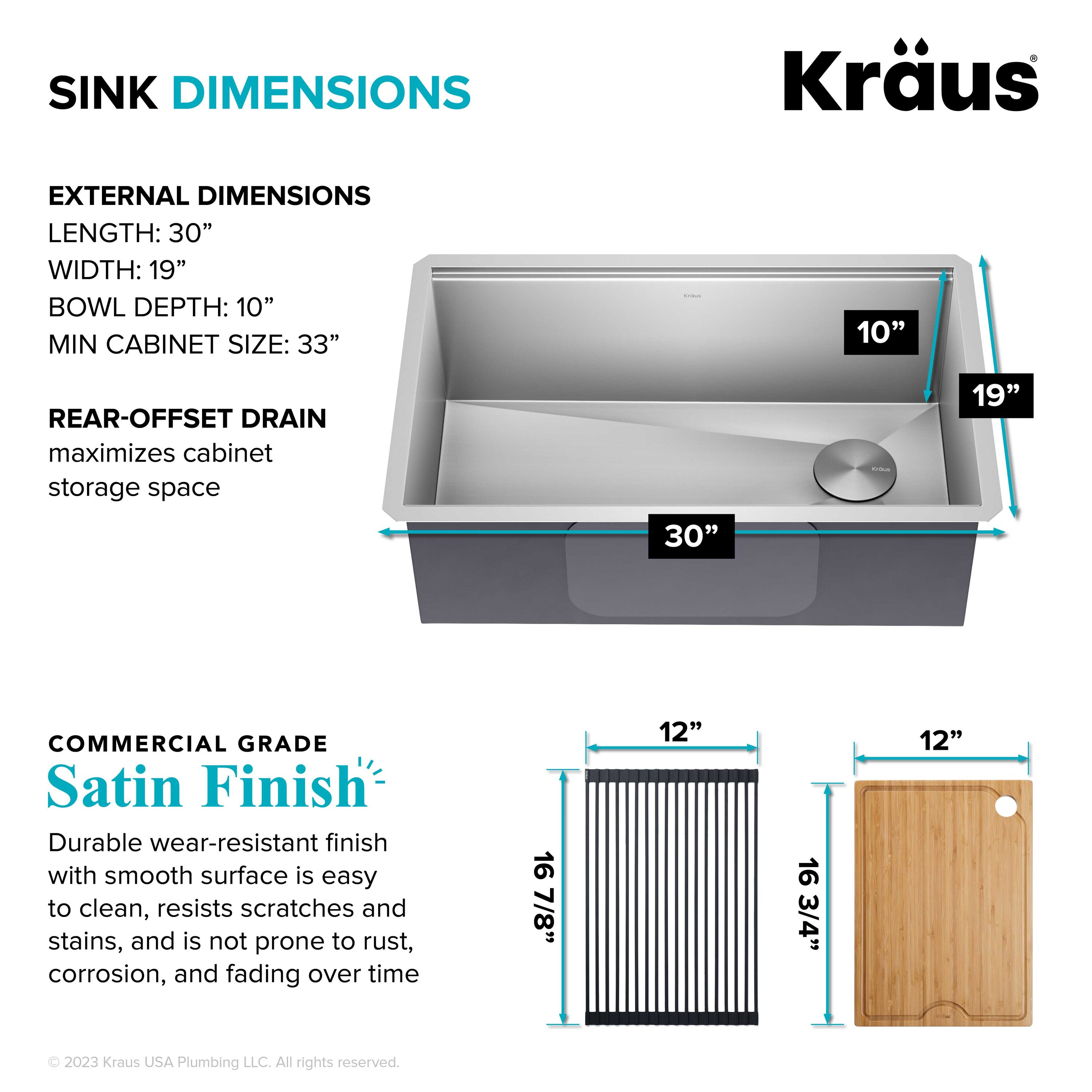 Kraus KWU110-30 Kitchen-Sinks - View #6
