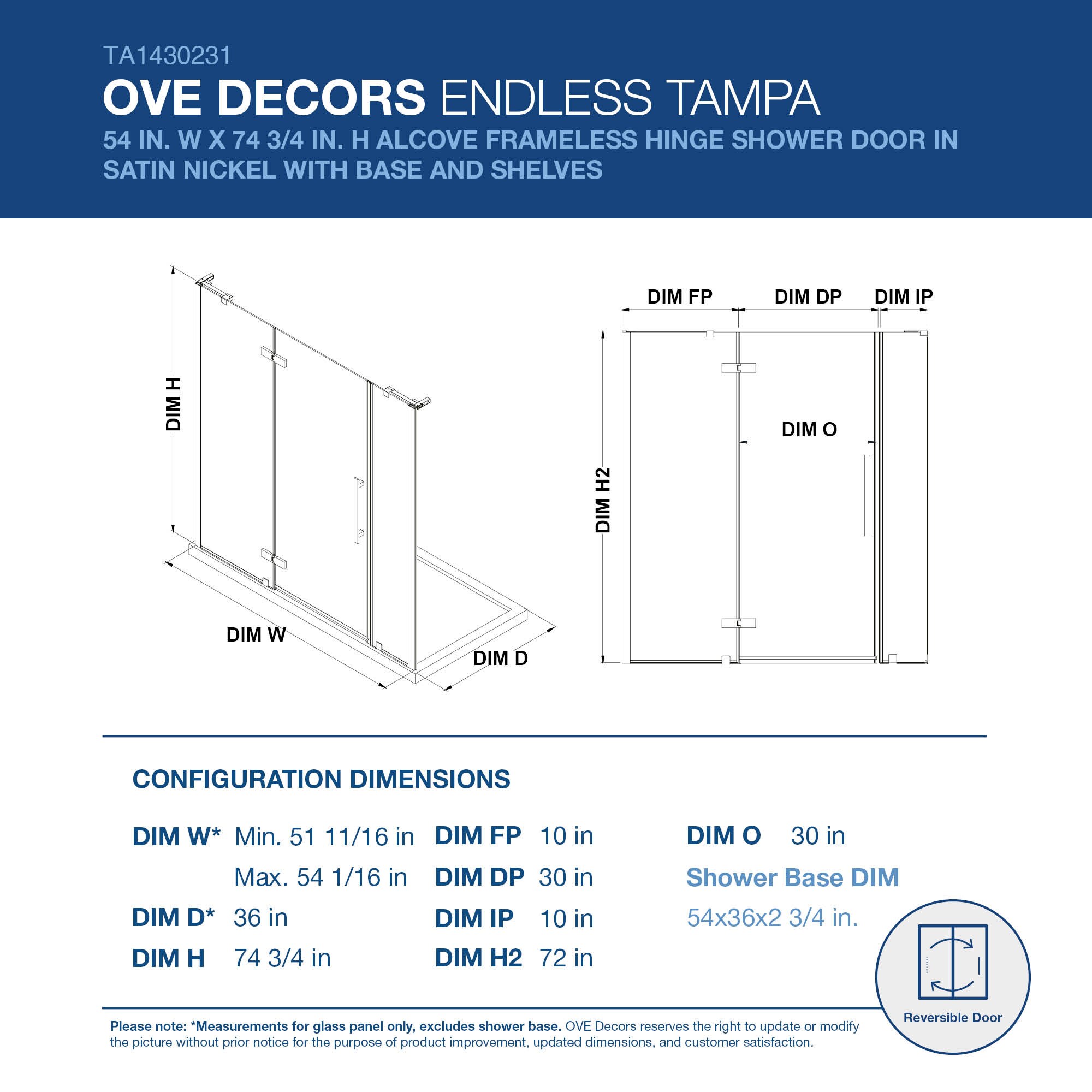 OVE Decors 828796076227 Alcove-Shower-Kit - View #2