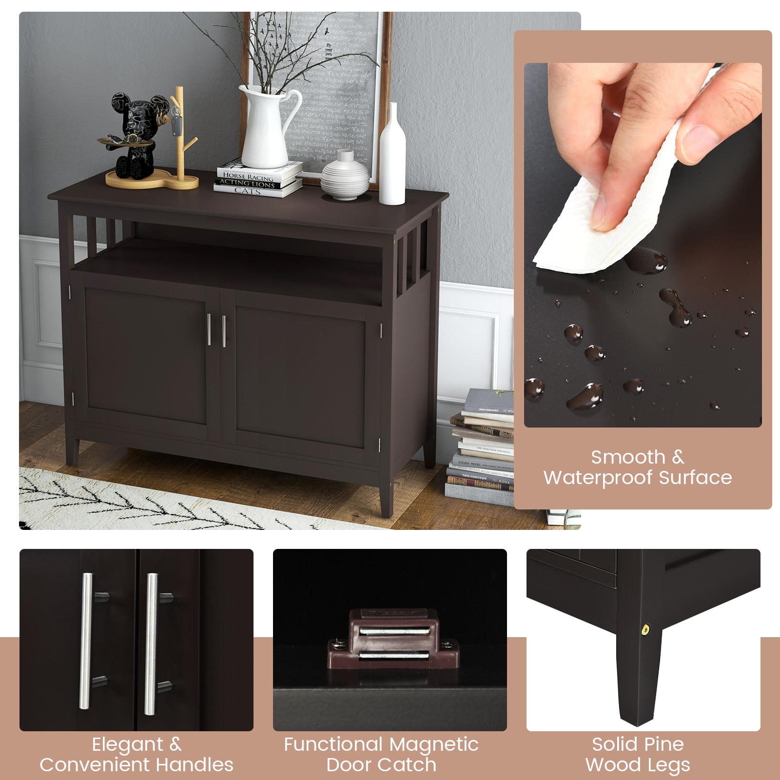 Slickblue D-CO-NB96835WH Dining-Kitchen-Storarge - View #6