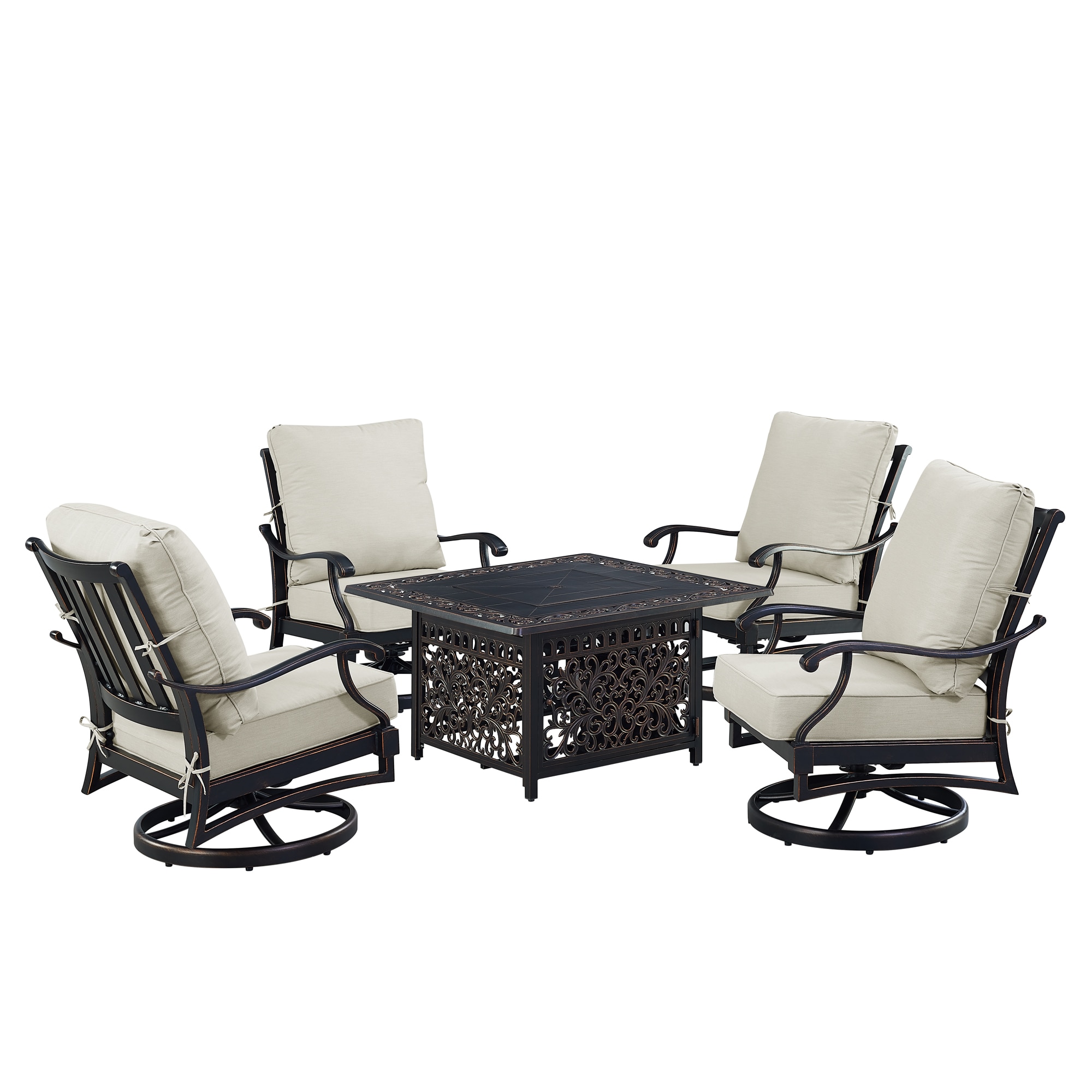 Oakland Living SHAO4CHMAYANLGCUA Patio-Conversation-Sets - View #4