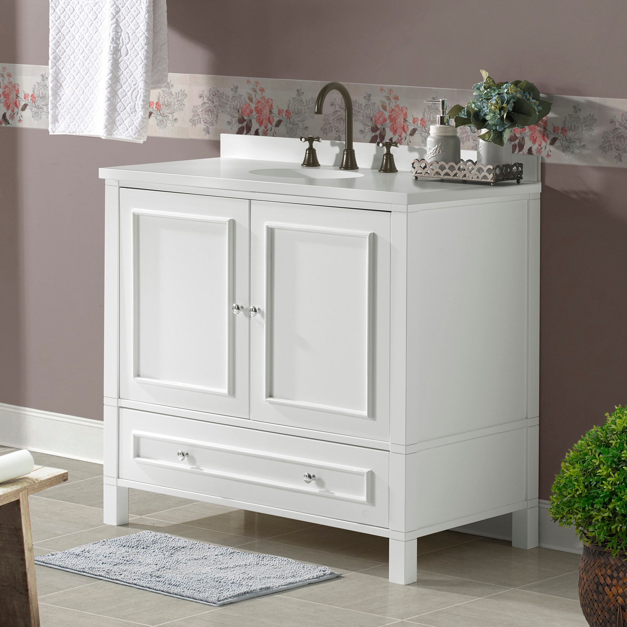 Alaterre Furniture AVAN36WHBB vanities - View #8
