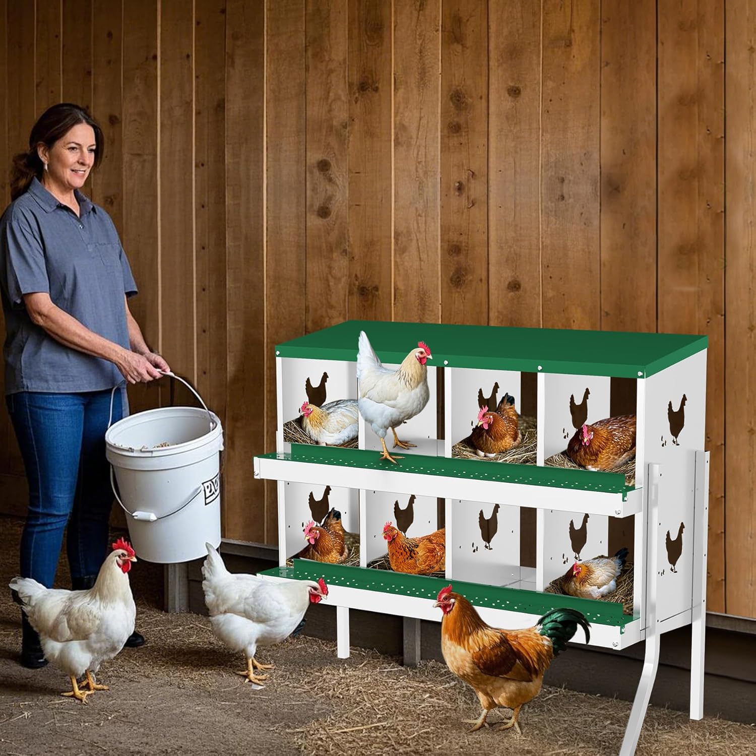 Qeetex WLS-PHO-348S9AJ6 Chicken-Coops-Rabbit-Hutches - View #9