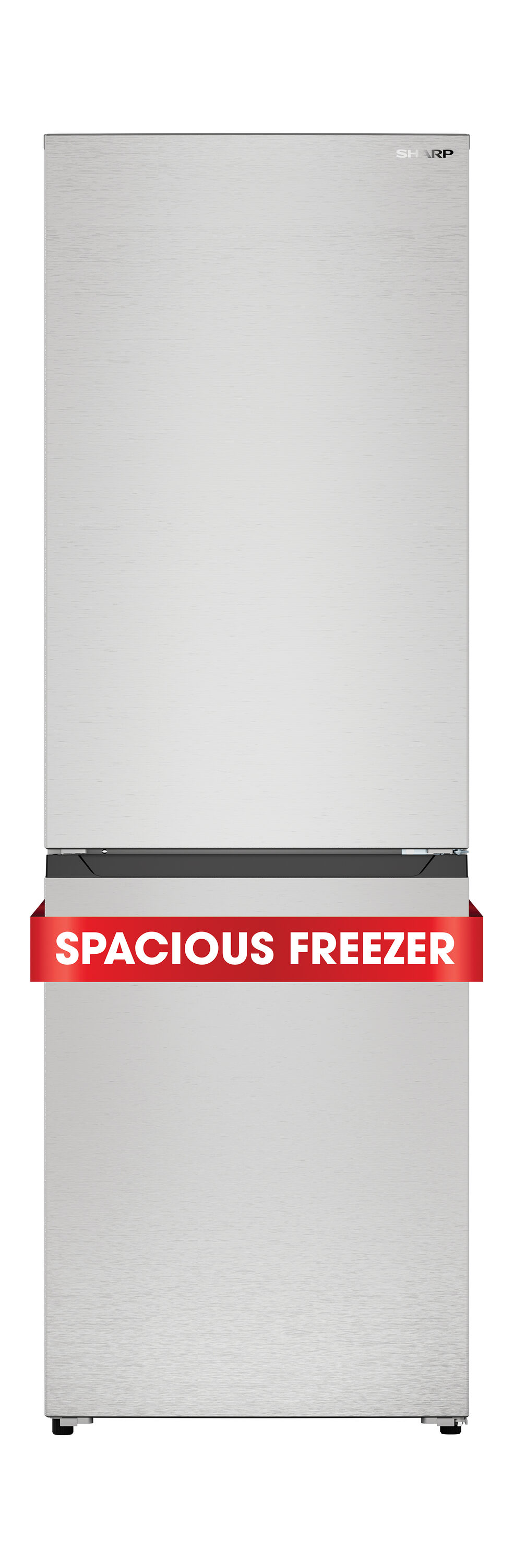Sharp 11.5-cu ft Bottom-Freezer Refrigerator (Stainless Steel 
