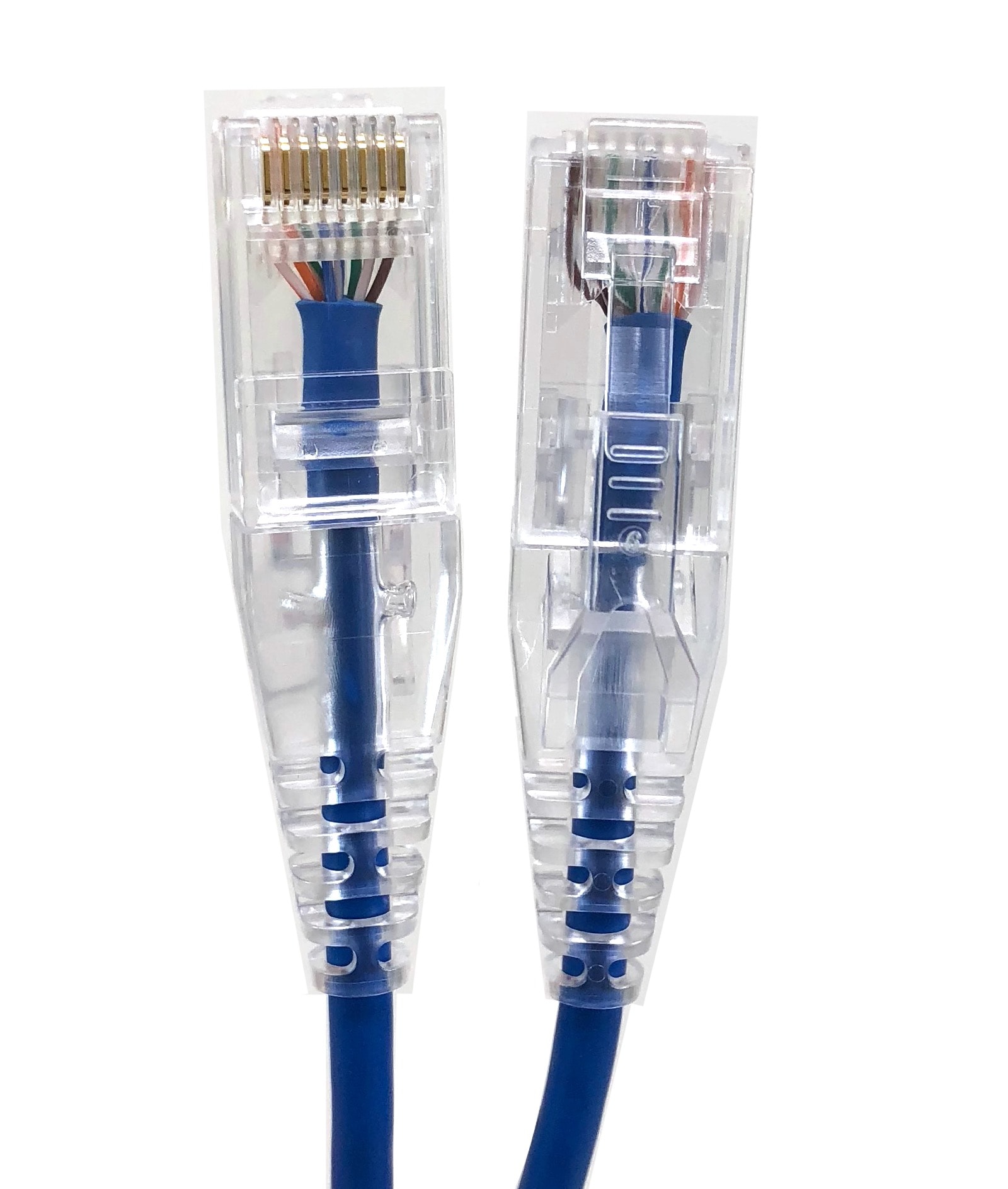 Micro Connectors E09-005BL-SLIM 5-Feet Cat 6A Blue Ethernet Cable Bag