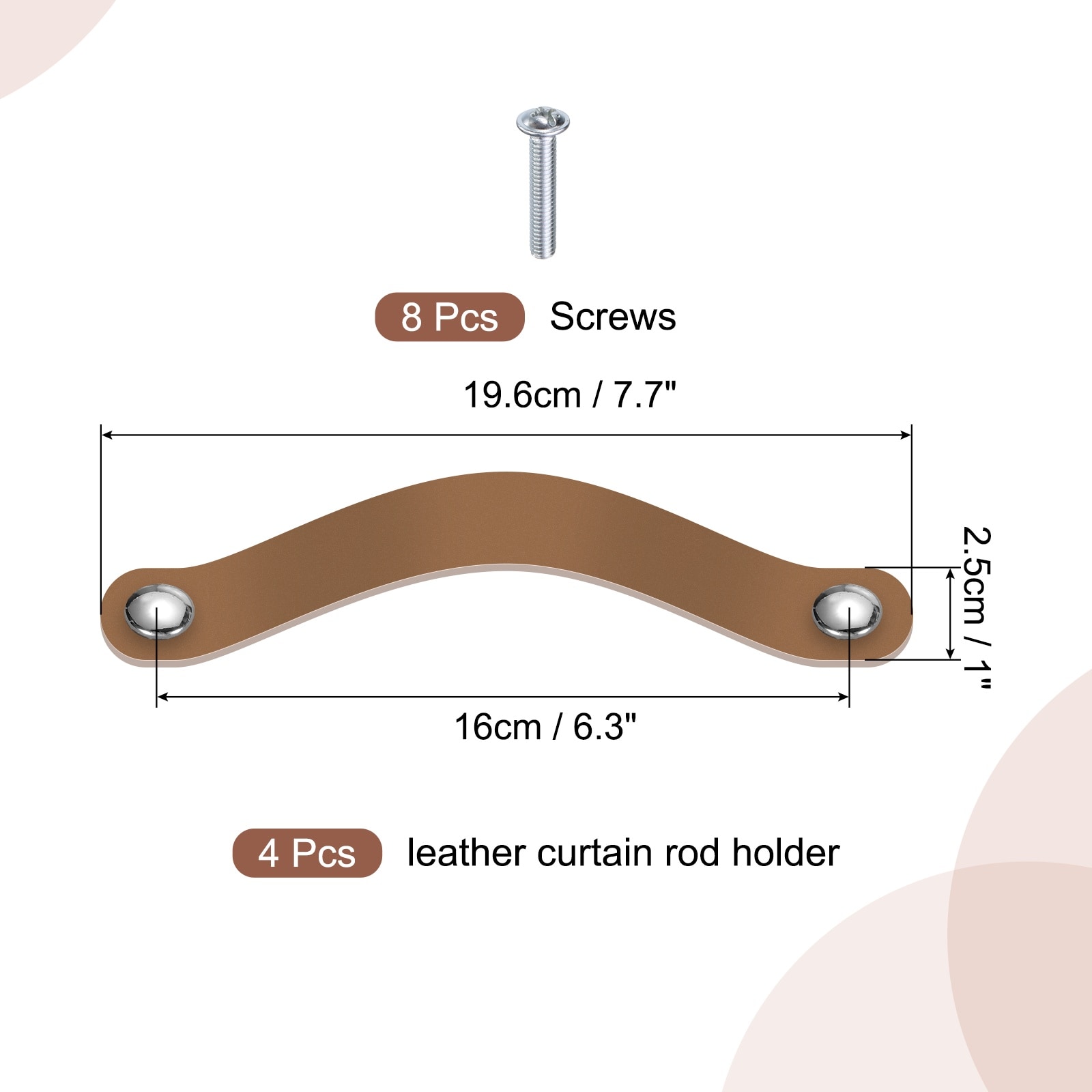 Unique Bargains S25093000UX6244 Cabinet-Pulls - View #2