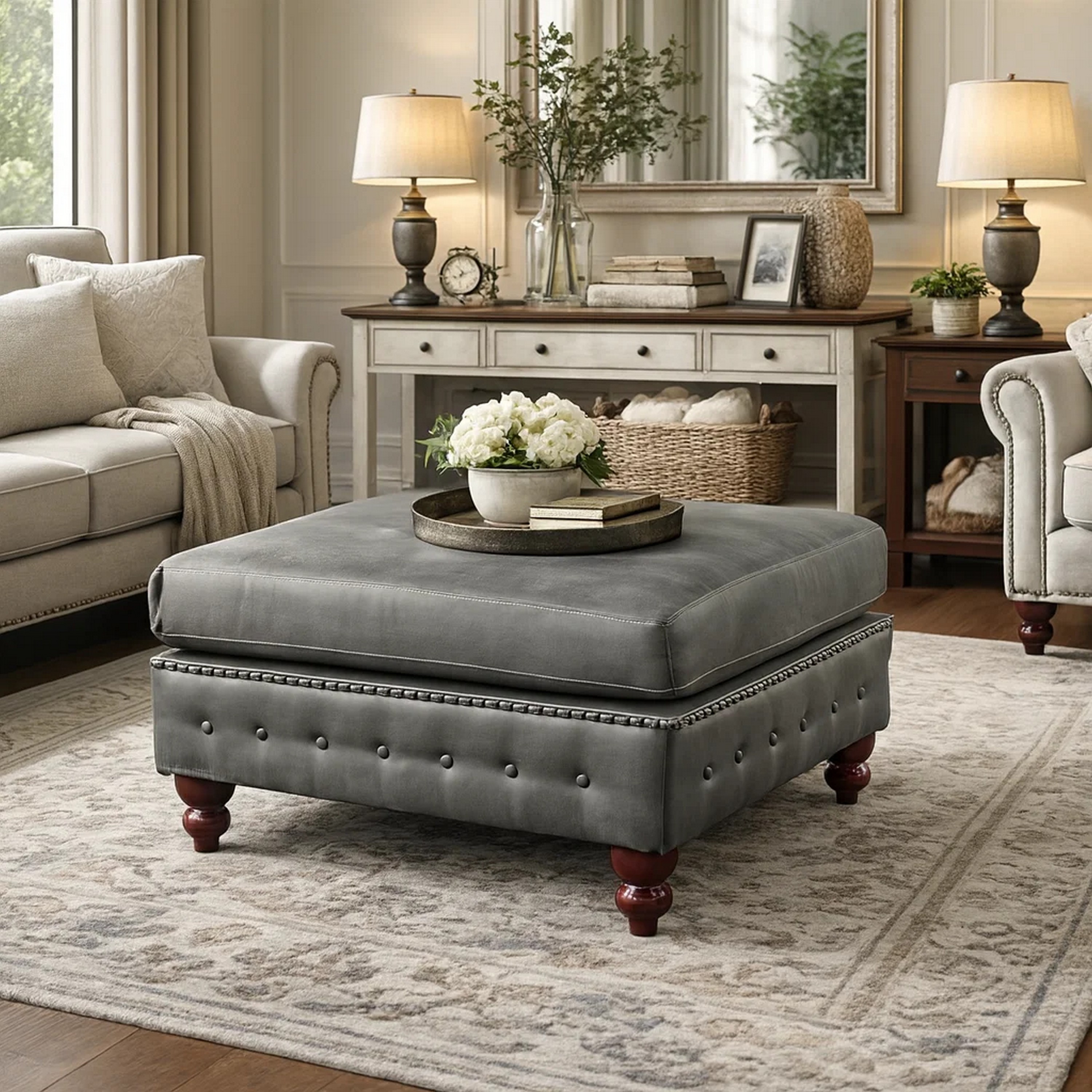 Benzara BM300278 Indoor-Ottomans - View #6