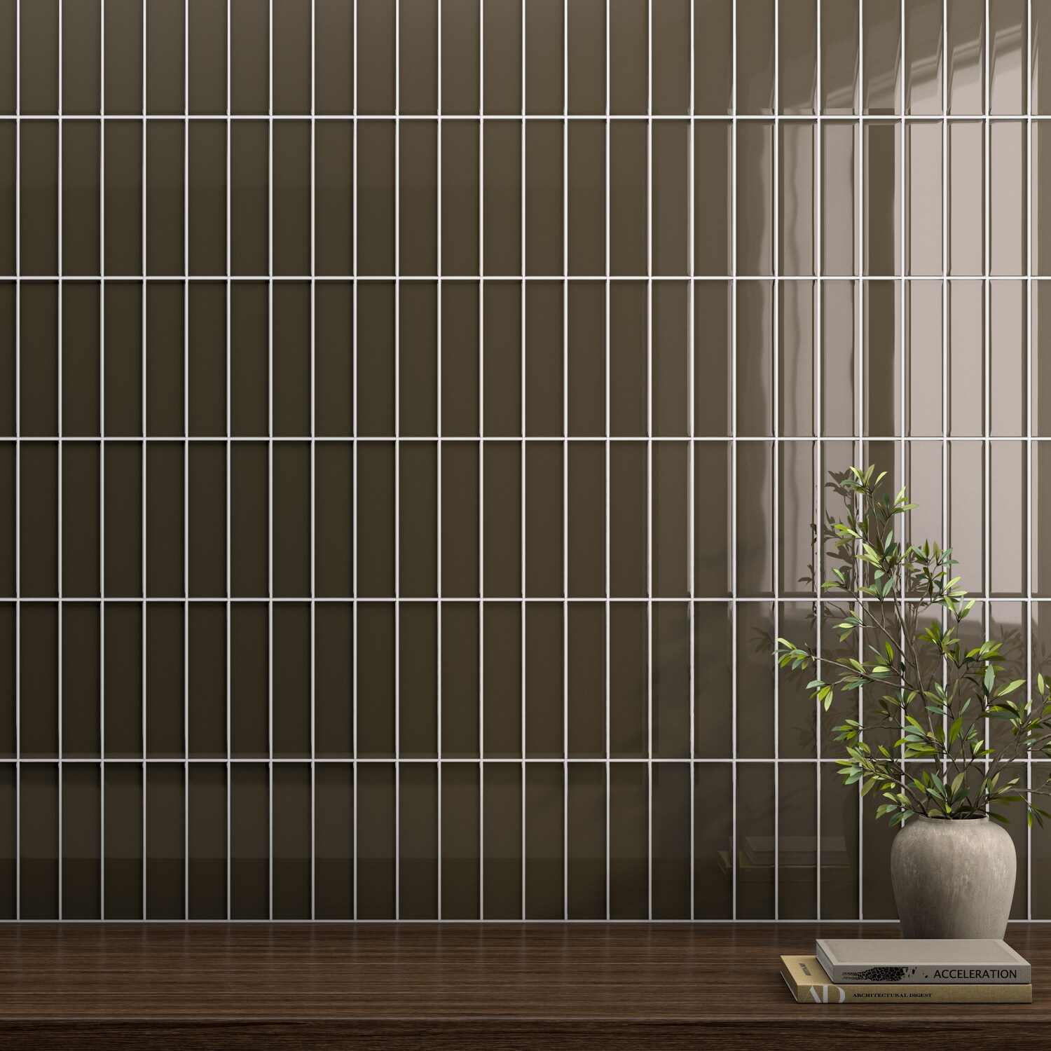 American Olean Color Appeal Mink 2-in x 8-in Unglazed Glass Subway Wall Tile (6.6-sq. ft/ Carton)
