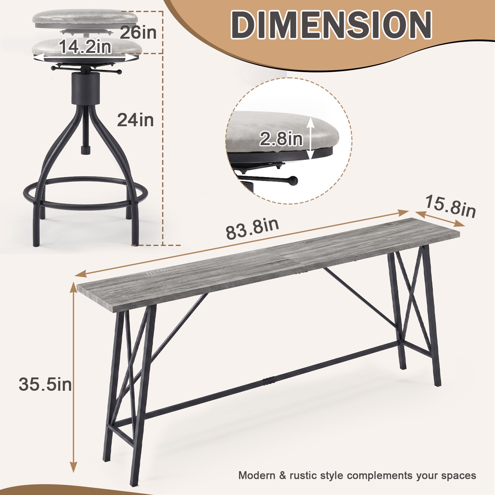 Winado 1-G52011229 Dining-Sets - View #3